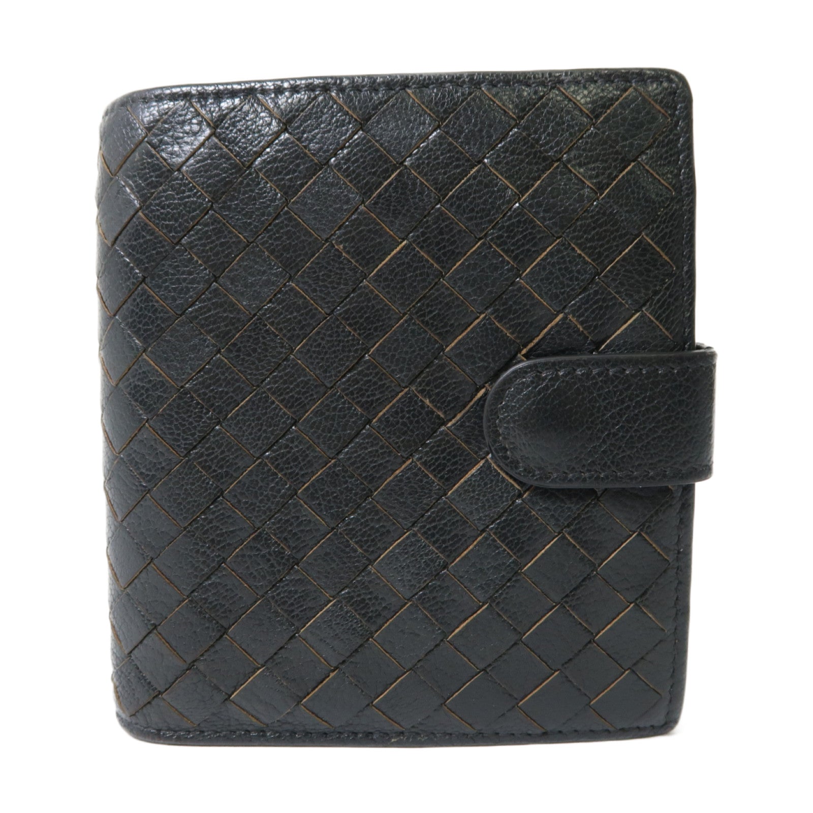 BOTTEGA VENETA 【激減優惠】織紋皮革Wallet錢包灰色