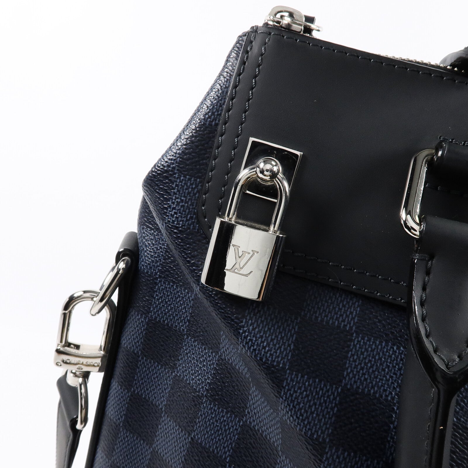 LOUIS VUITTON Damier Cobalt Greenwich手挽肩背兩用袋