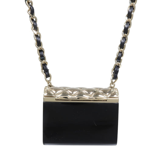 CHANEL 金屬/皮革Necklace項鍊