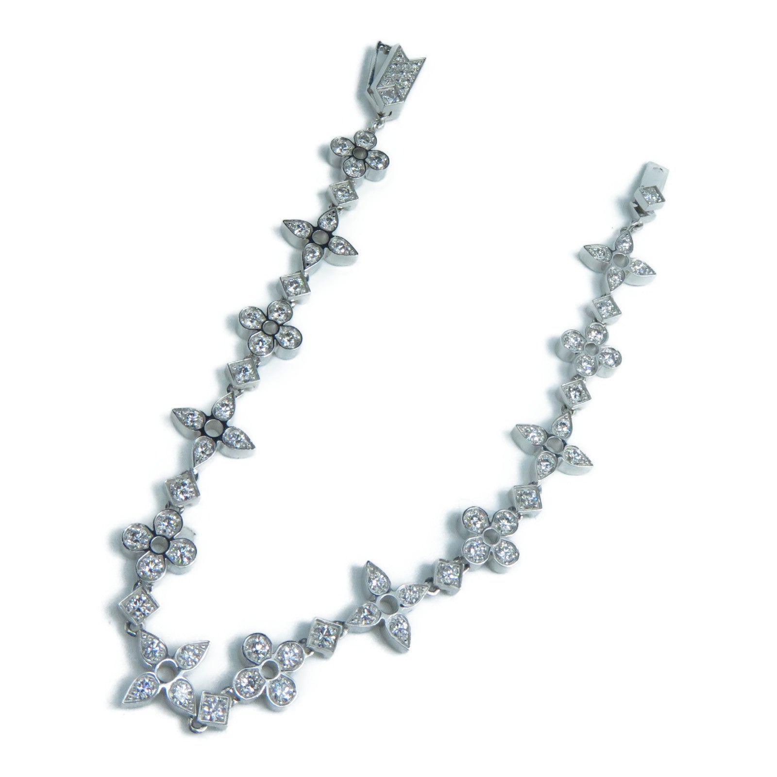 LOUIS VUITTON 【激減優惠】18K白金Ideal Diamond Bracelet鑽石手鏈銀色