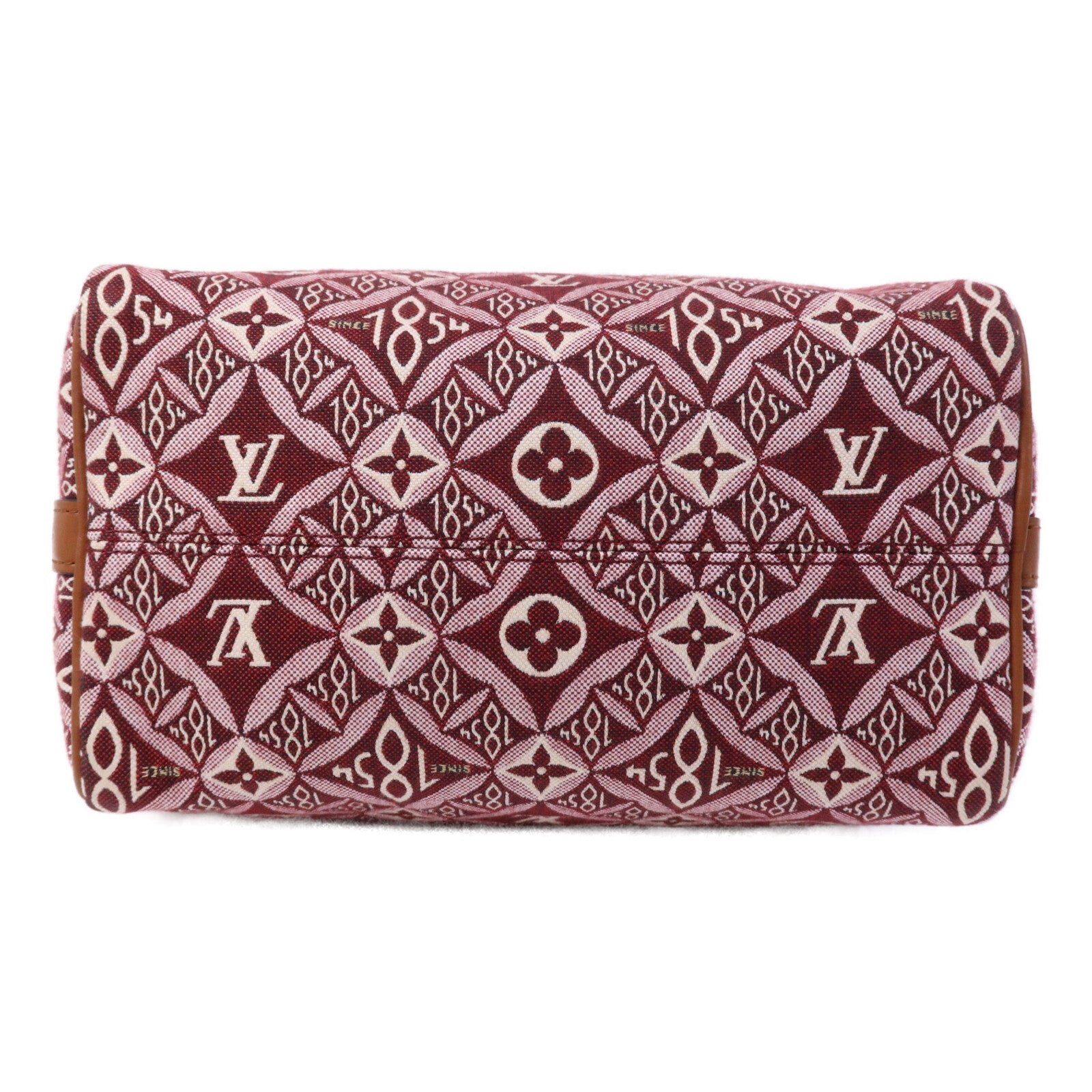 LOUIS VUITTON Jacquard Since 1854 Speedy Bandouliere 25金扣手挽肩背兩用袋
