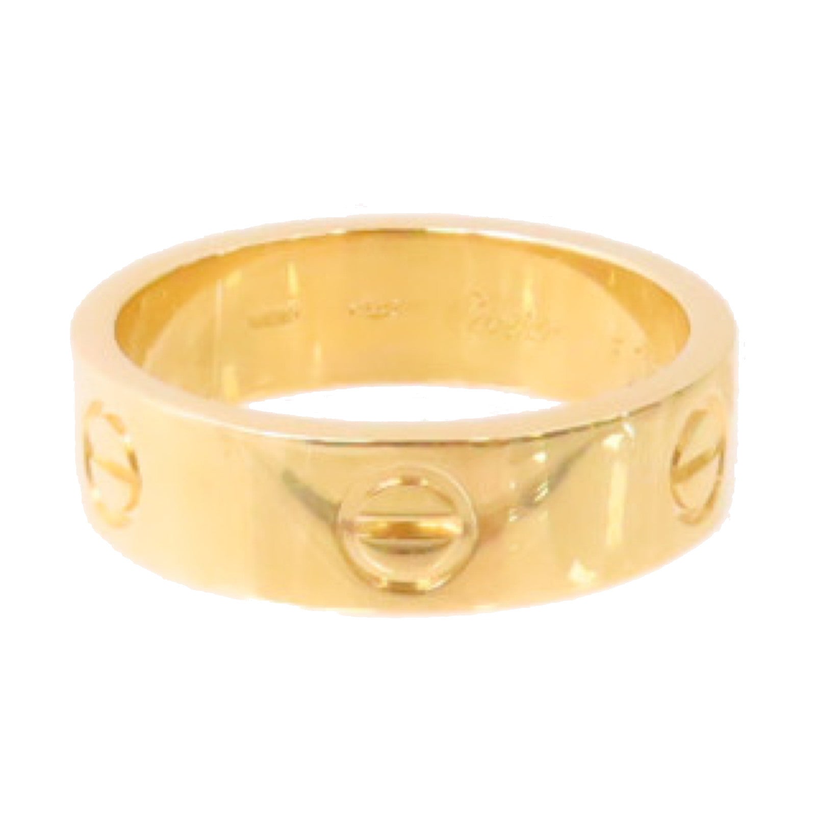 CARTIER 18K黃金Love Ring Classic Model戒指Cartier#58/US#8.25