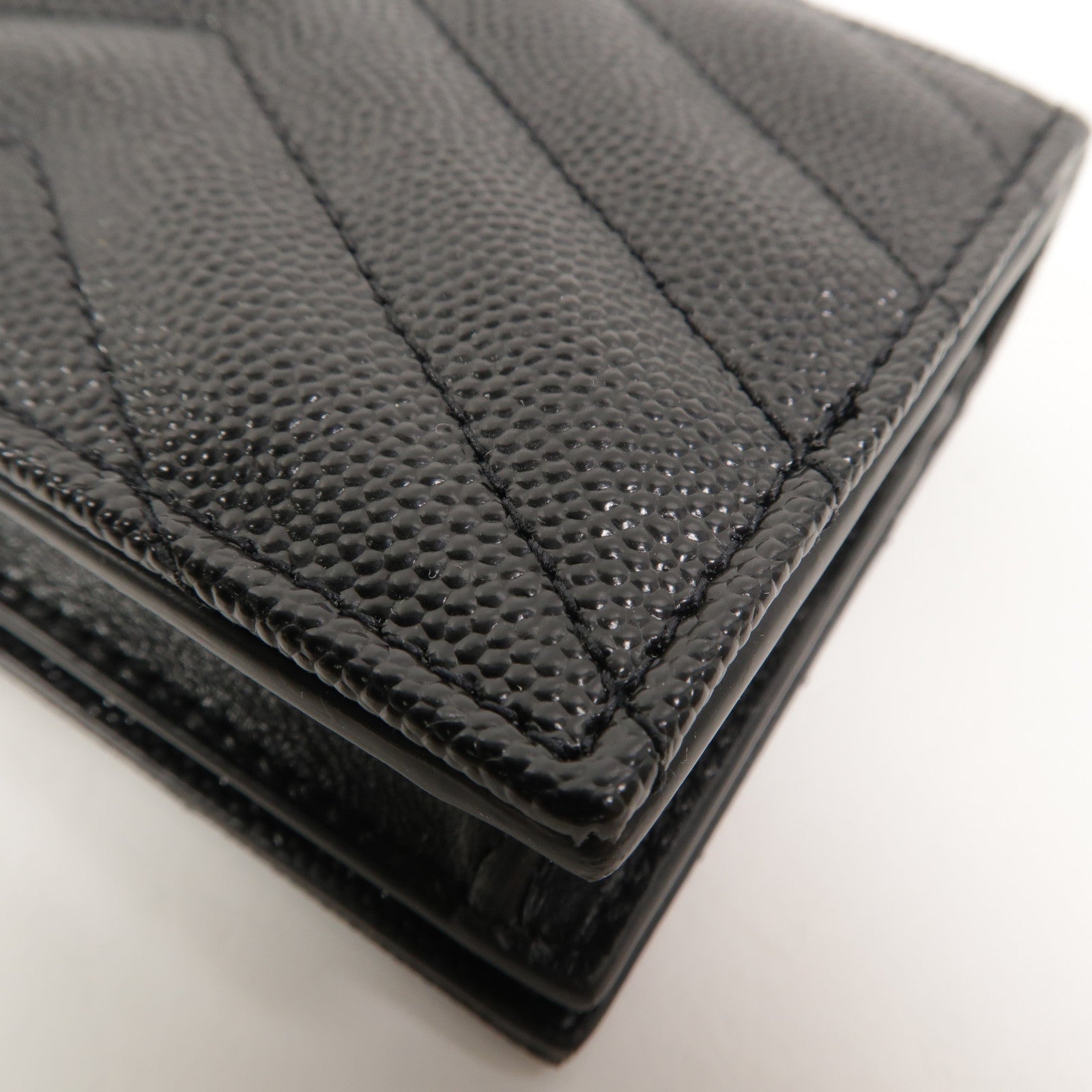 SAINT LAURENT 牛皮皮革Cassandre Matelasse Flap Card Case錢包