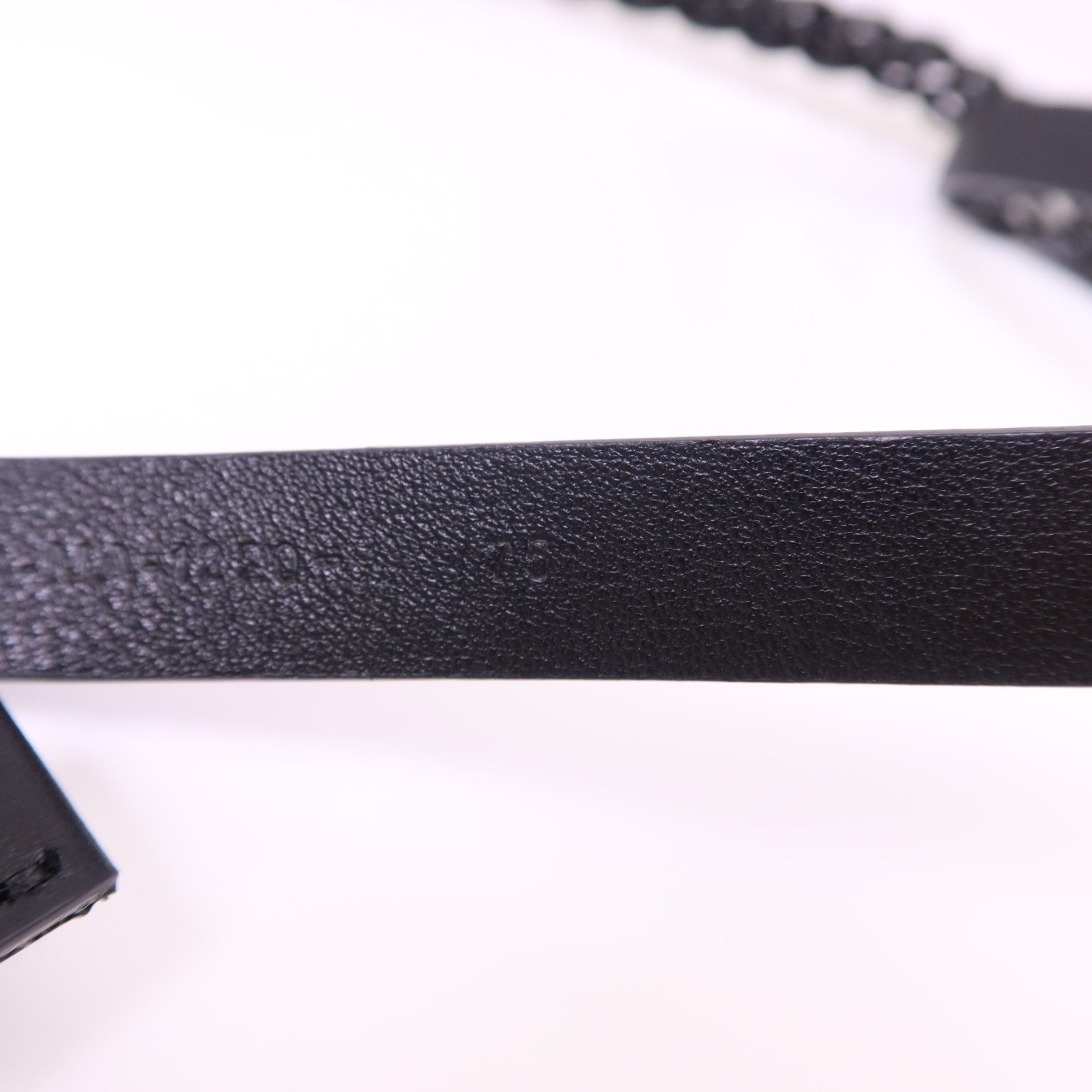 Dior 牛皮皮革Belt金扣皮帶