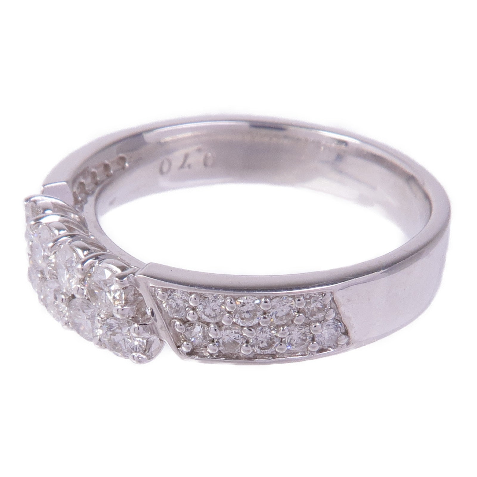 JEWELRY 【激減優惠】18K白金Diamond Ring鑽石戒指US#6.75