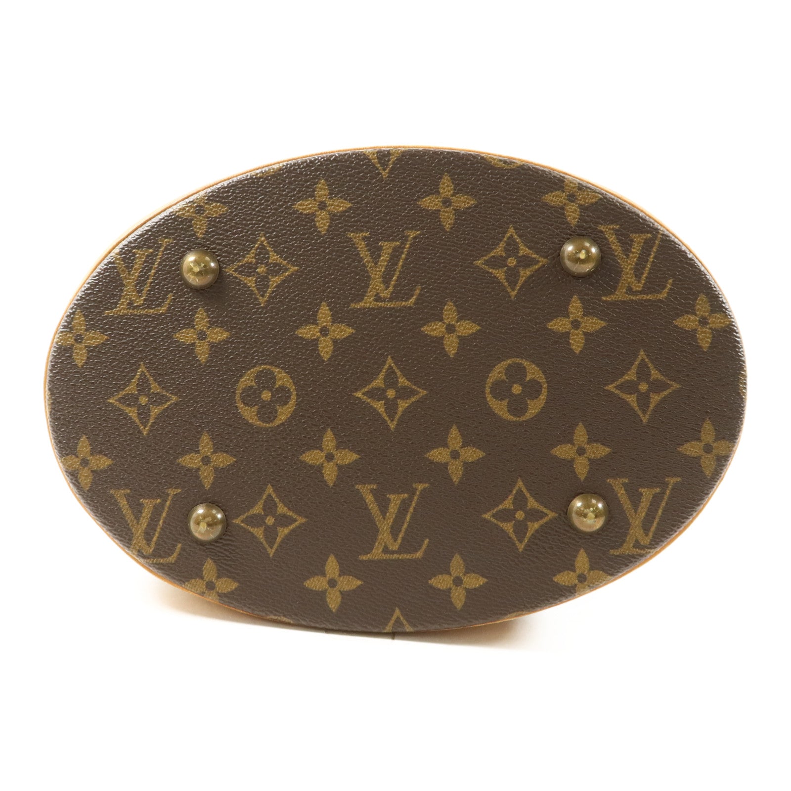 LOUIS VUITTON Monogram Bucket PM金扣手挽袋