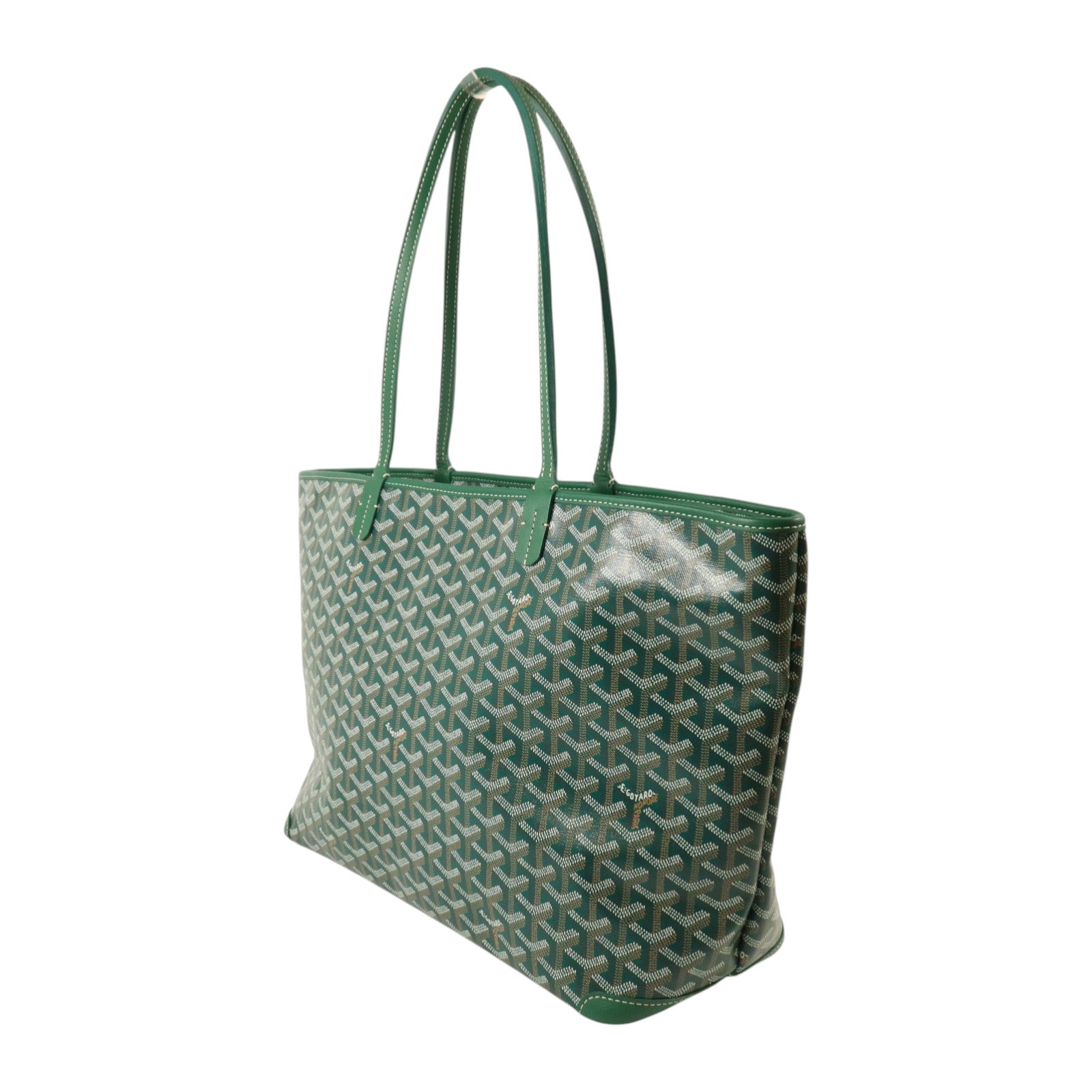 GOYARD 塗層帆布Artois MM銀扣肩背袋