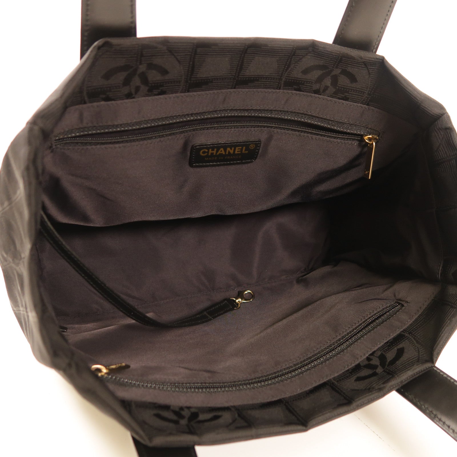 CHANEL 帆布/尼龍New Travel Line Tote手挽袋