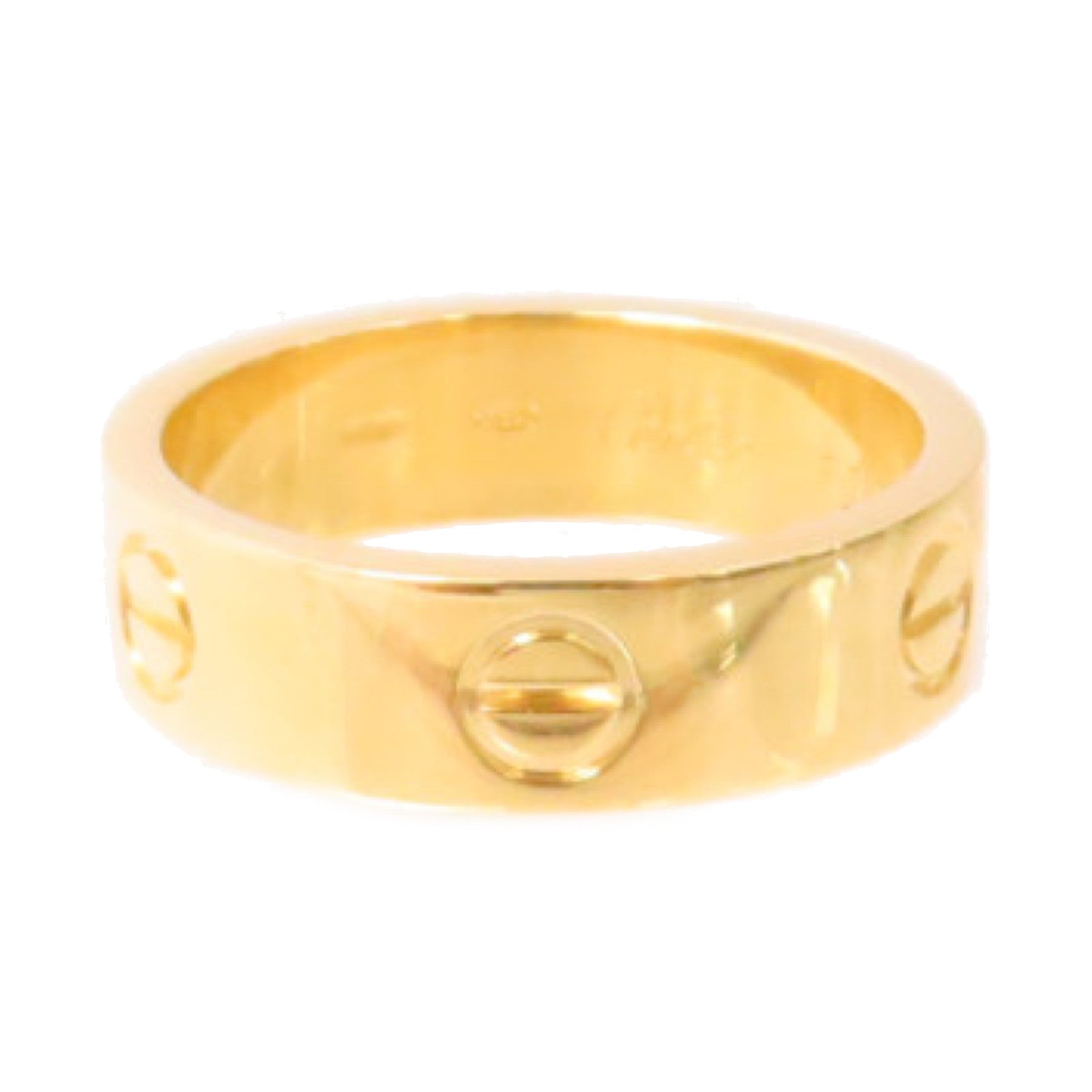 CARTIER 18K黃金Love Ring Classic Model戒指Cartier#58/US#8.25