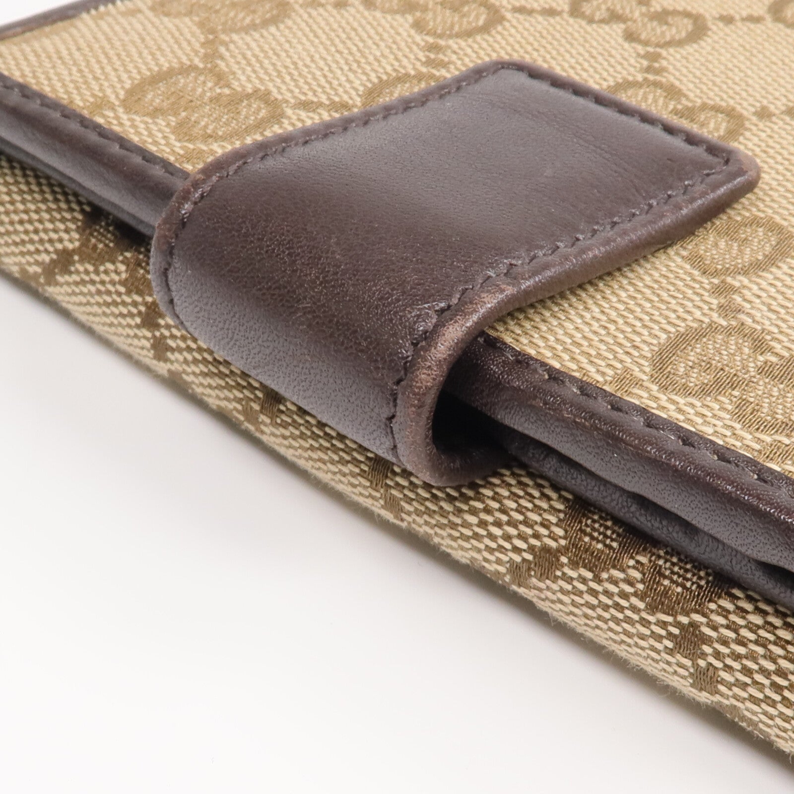 GUCCI 帆布Wallet金扣錢包