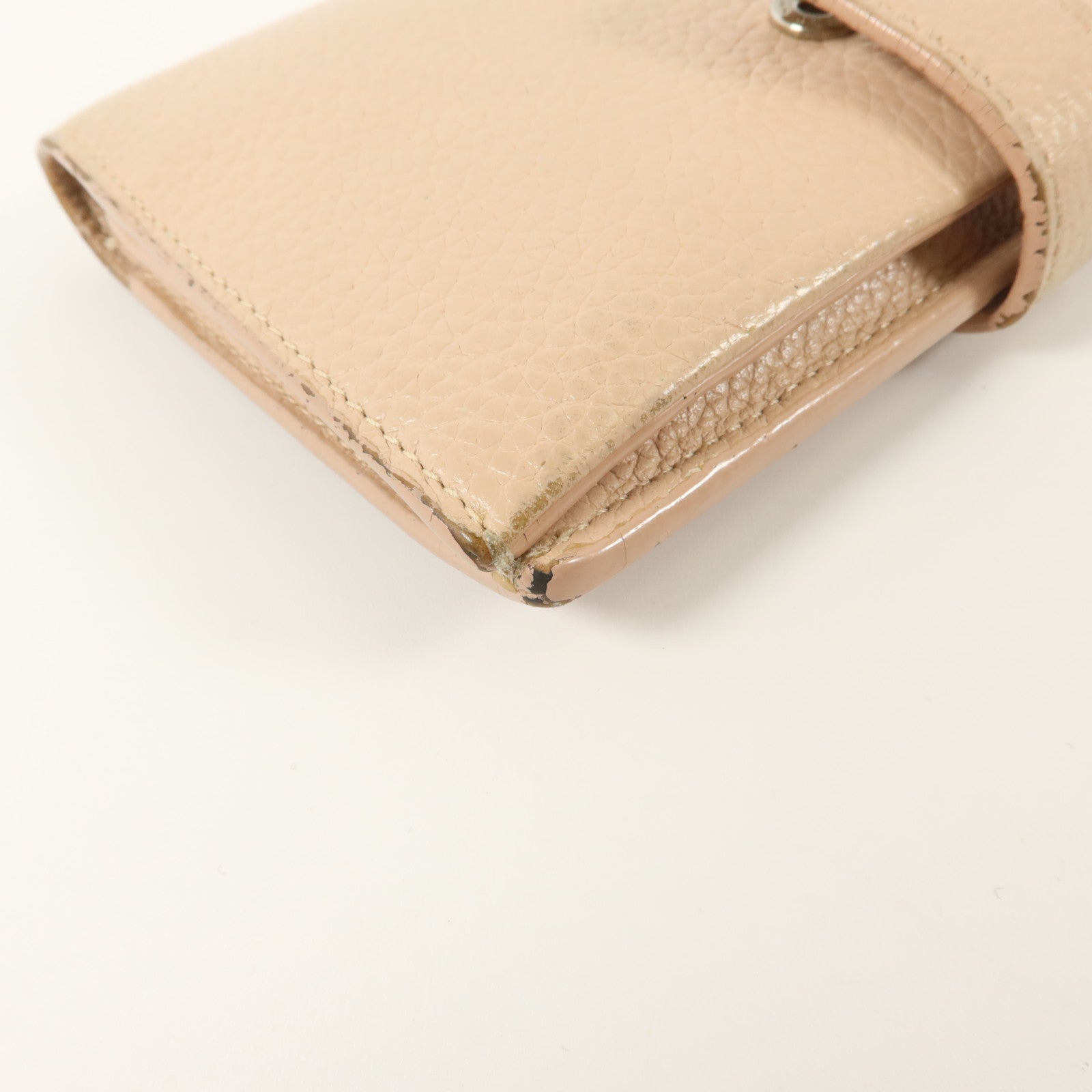 SAINT LAURENT 牛皮皮革Sac De Jour Bifold Wallet銀扣錢包