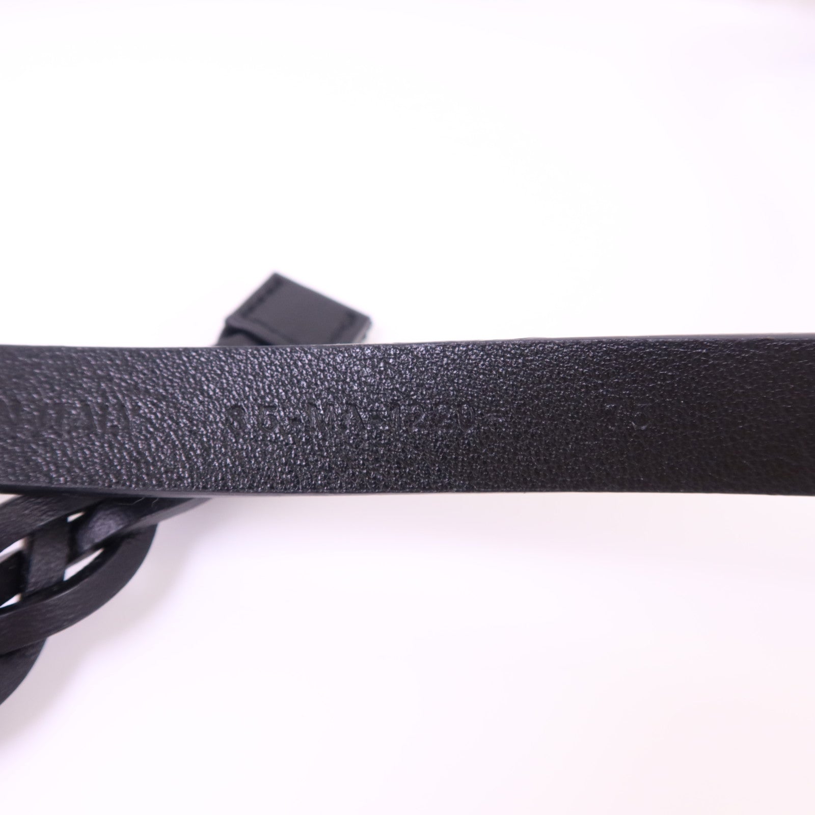 Dior 牛皮皮革Belt金扣皮帶