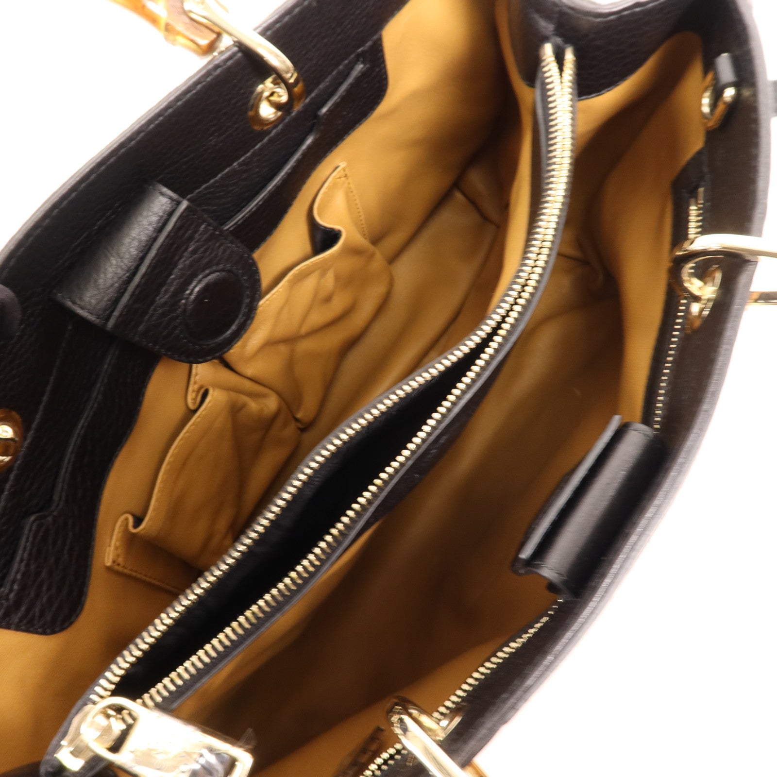 GUCCI 馬毛Bamboo Shopper Satchel Bag金扣手挽肩背兩用袋