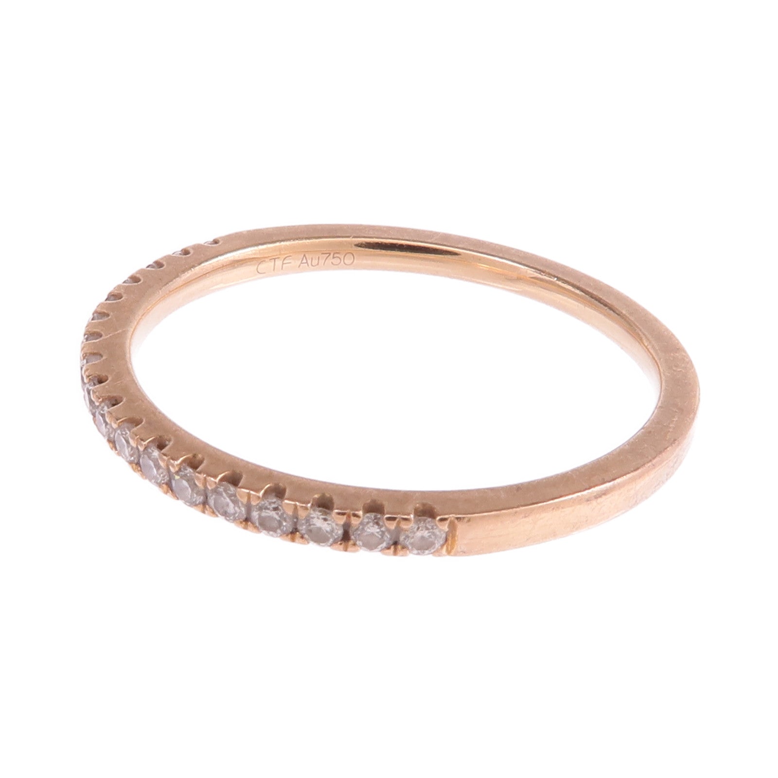 JEWELRY 18K玫瑰金Diamond Ring鑽石戒指US#6
