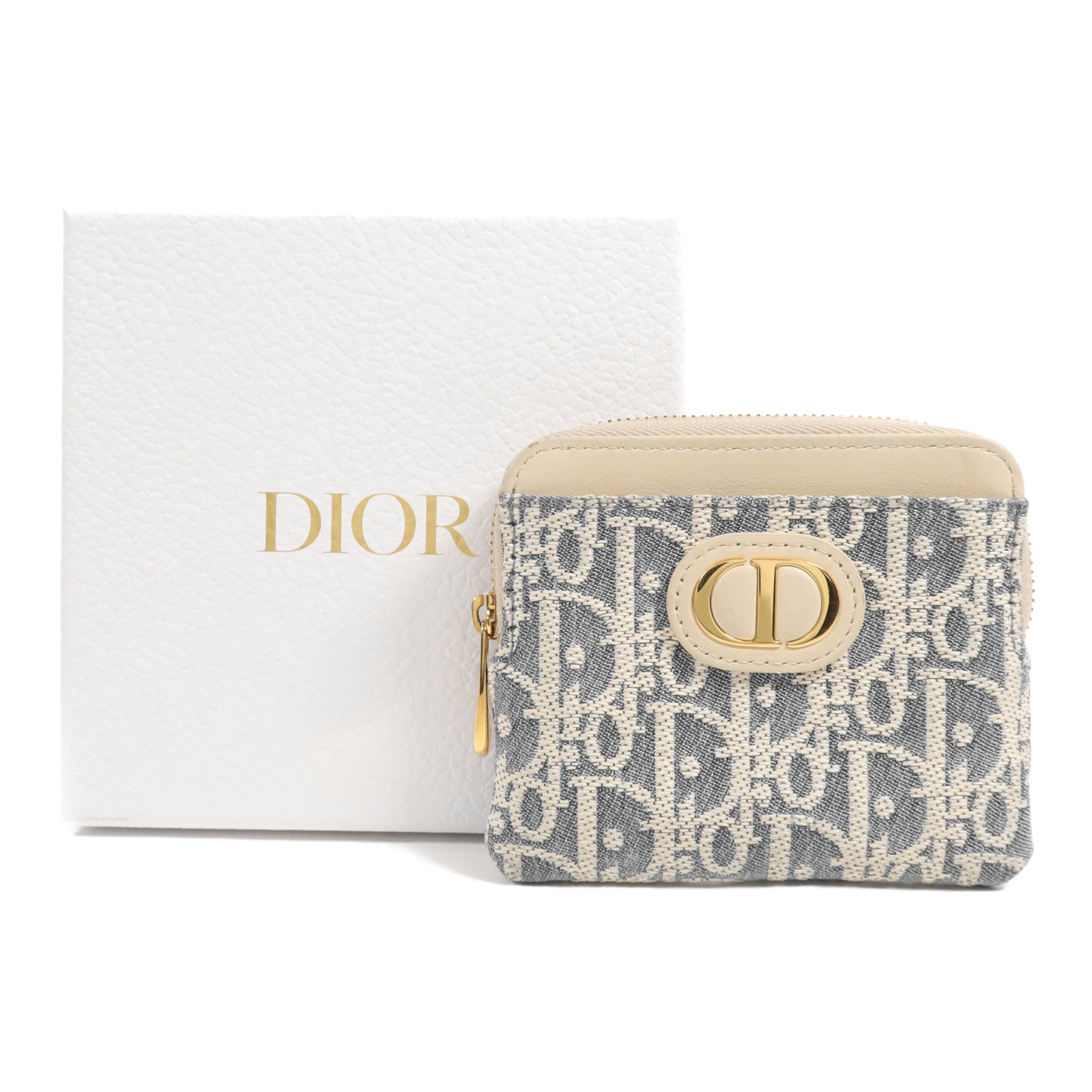 Dior 帆布Wallet金扣錢包
