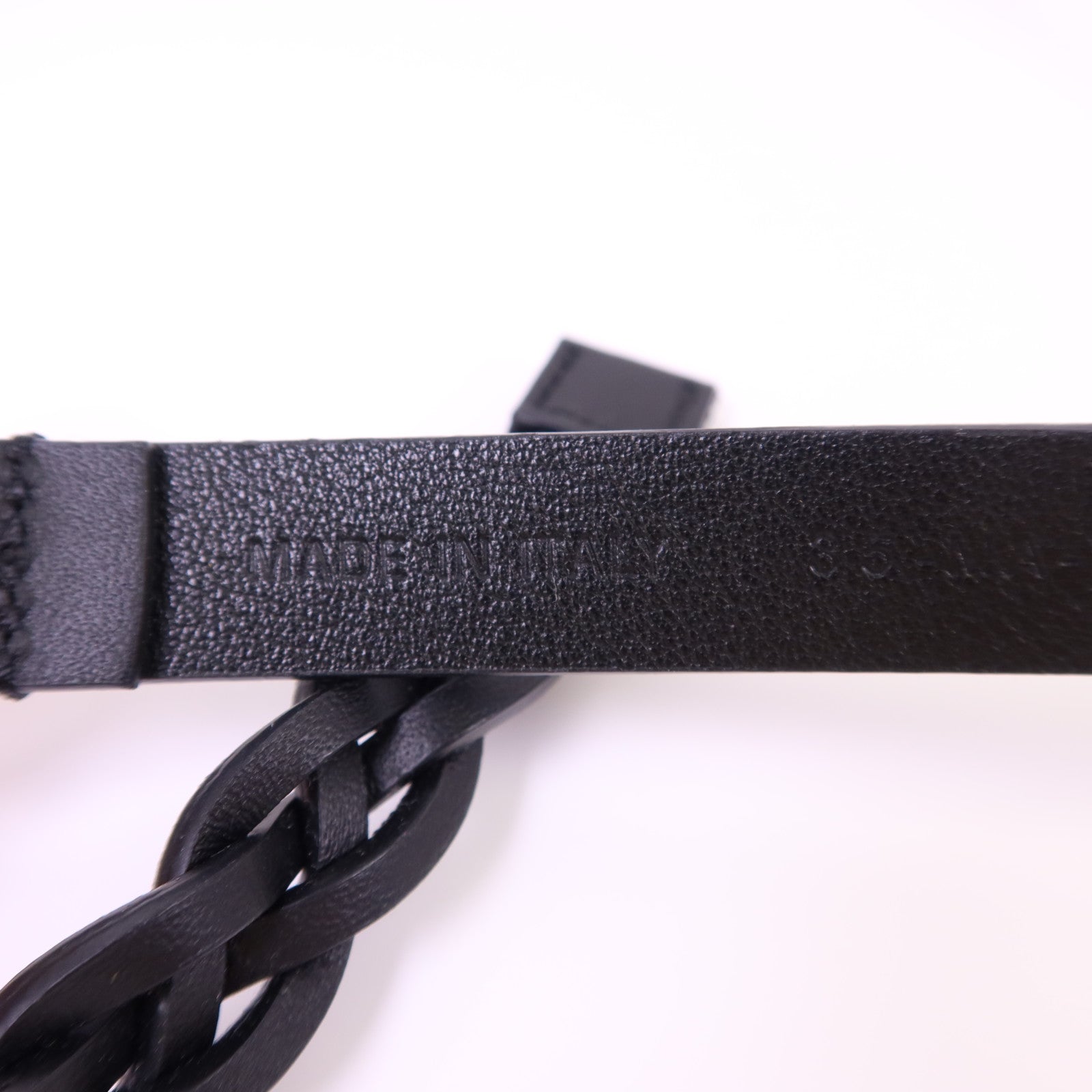 Dior 牛皮皮革Belt金扣皮帶