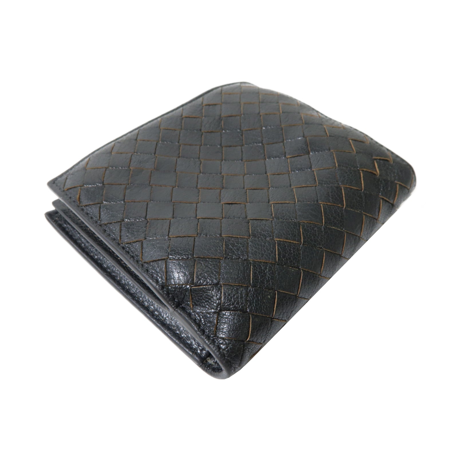 BOTTEGA VENETA 【激減優惠】織紋皮革Wallet錢包灰色