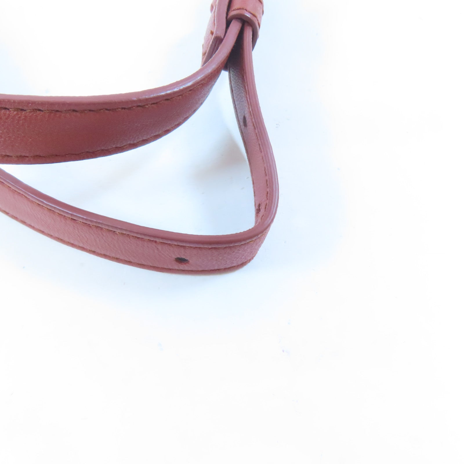 BOTTEGA VENETA 織紋皮革Shoulder Bag肩背袋紅棕色