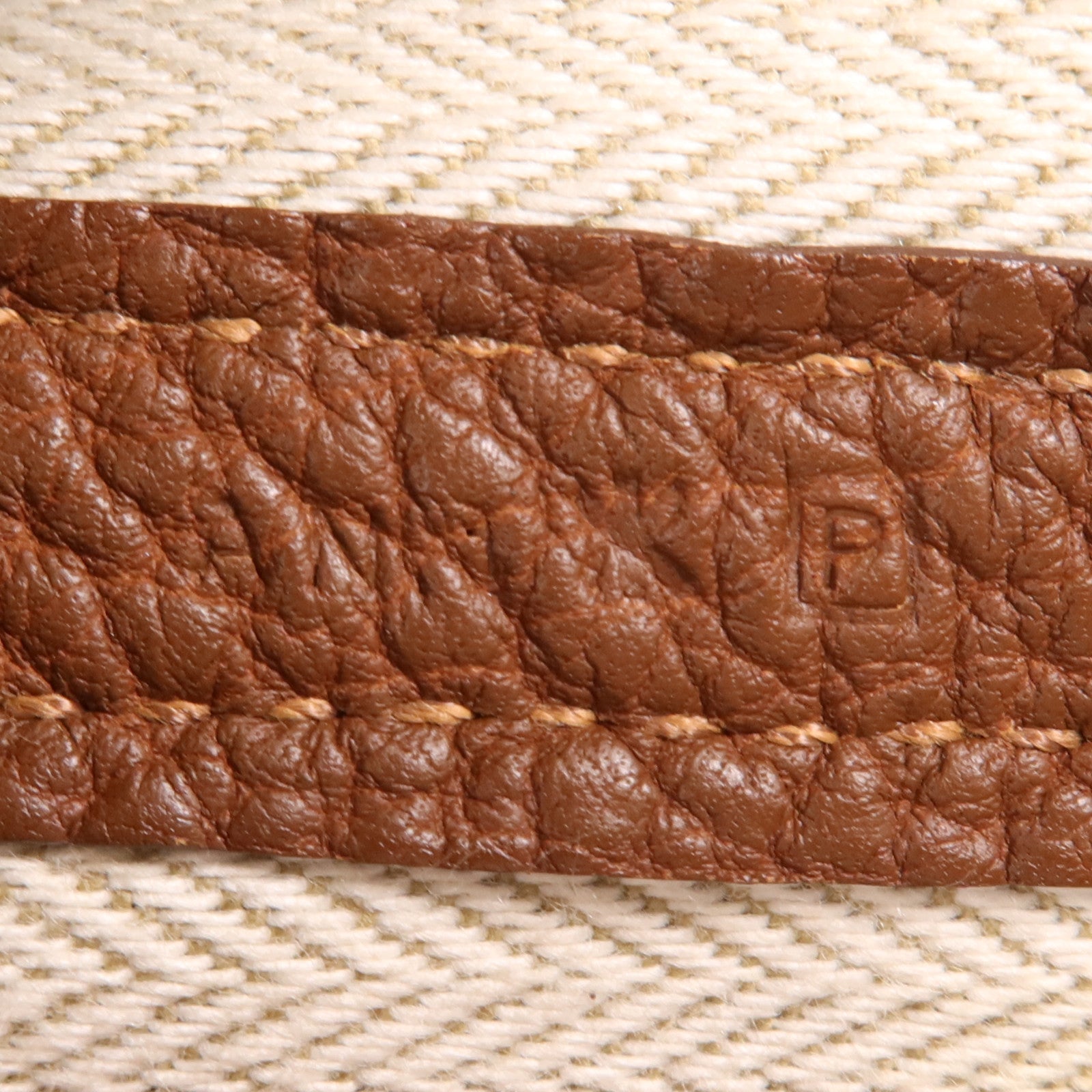 HERMES Negonda皮革Garden Party PM銀扣手挽袋Marron Fonce