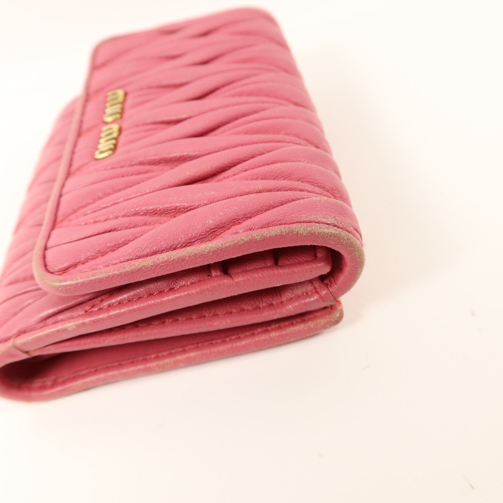 Miu Miu 羊皮皮革Matelasse Wallet錢包