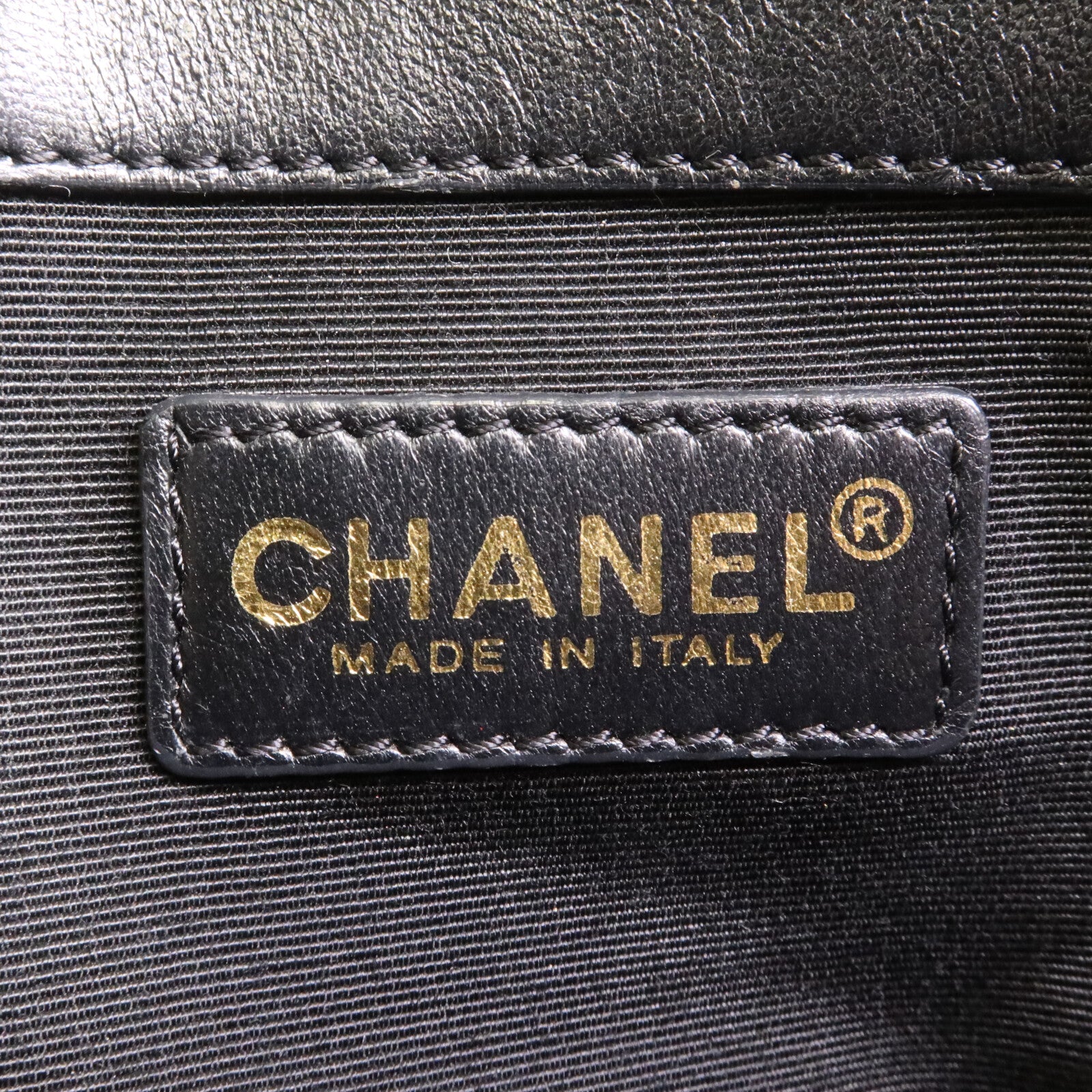 CHANEL 帆布Icon Hand Bag鏈帶手挽袋