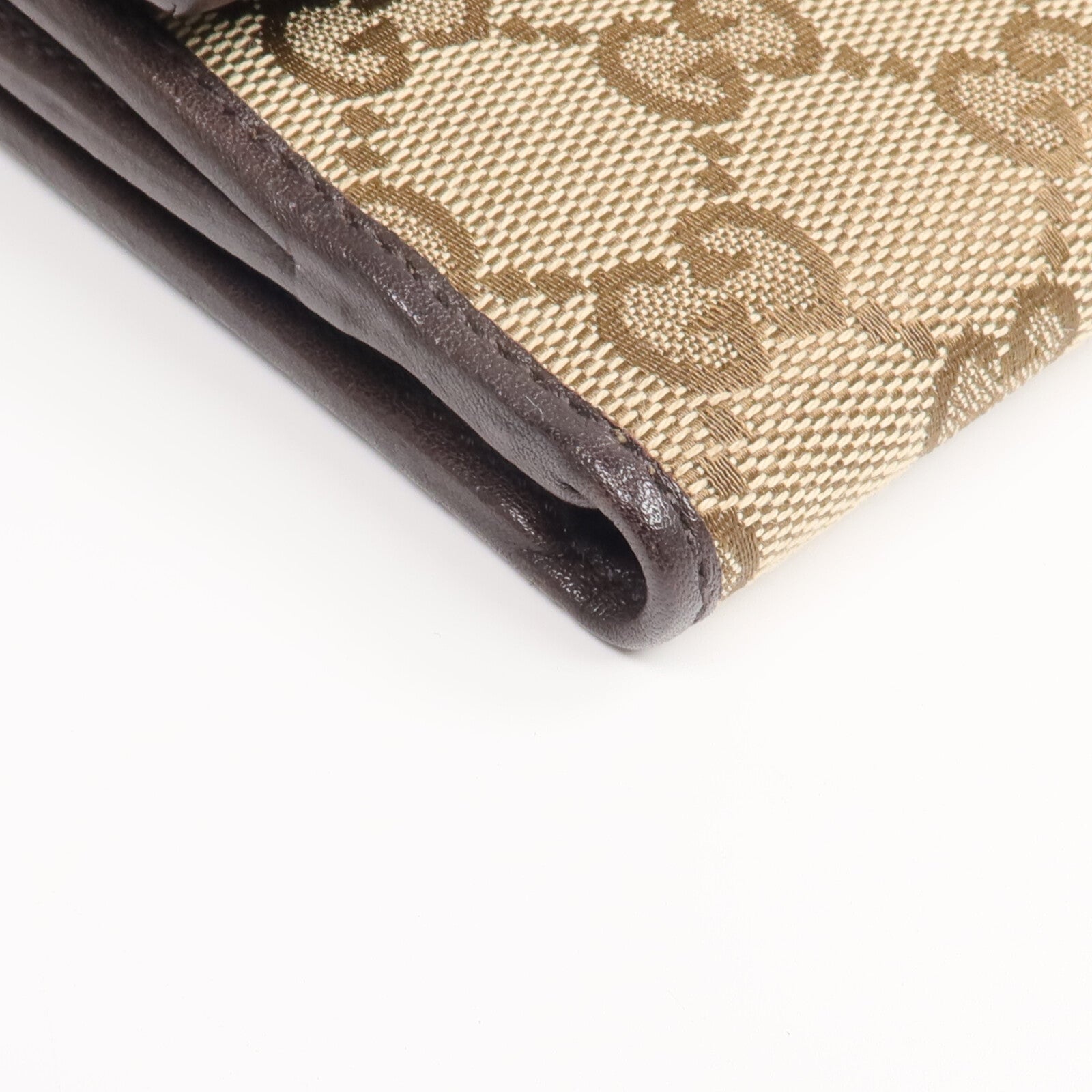 GUCCI 帆布Wallet金扣錢包