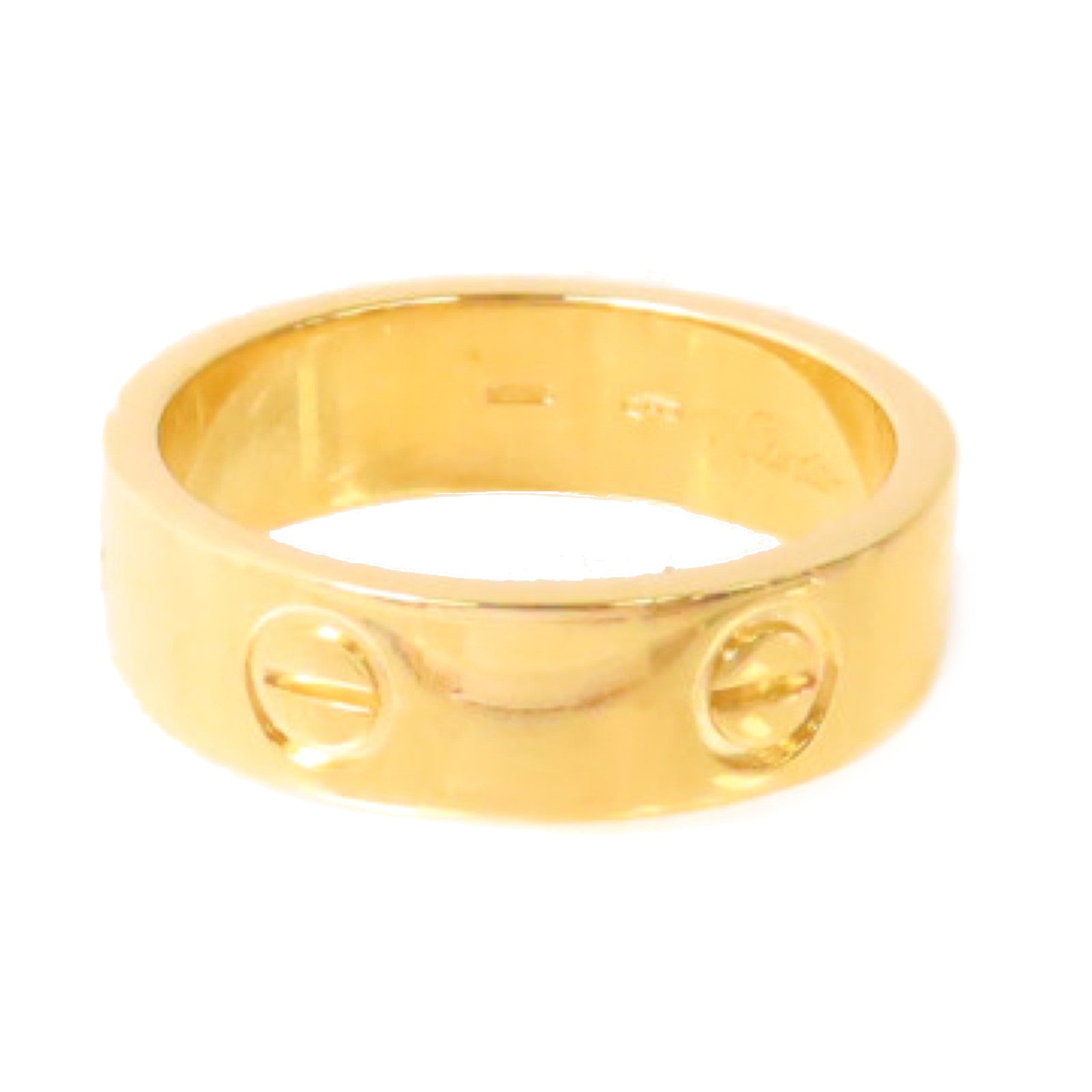 CARTIER 18K黃金Love Ring Classic Model戒指Cartier#58/US#8.25