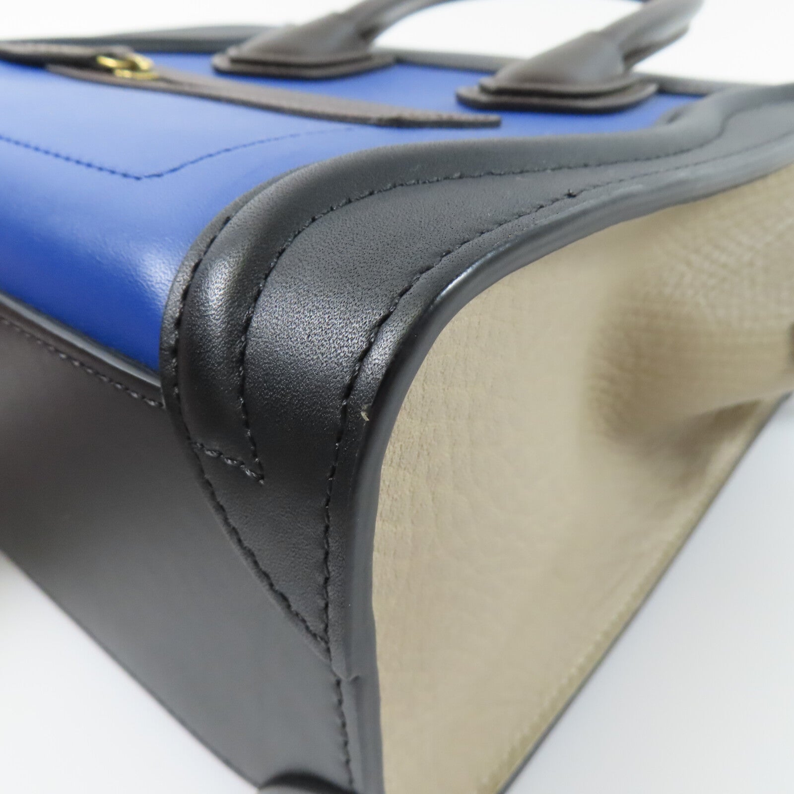 CELINE 牛皮皮革Nano Luggage手挽肩背兩用袋