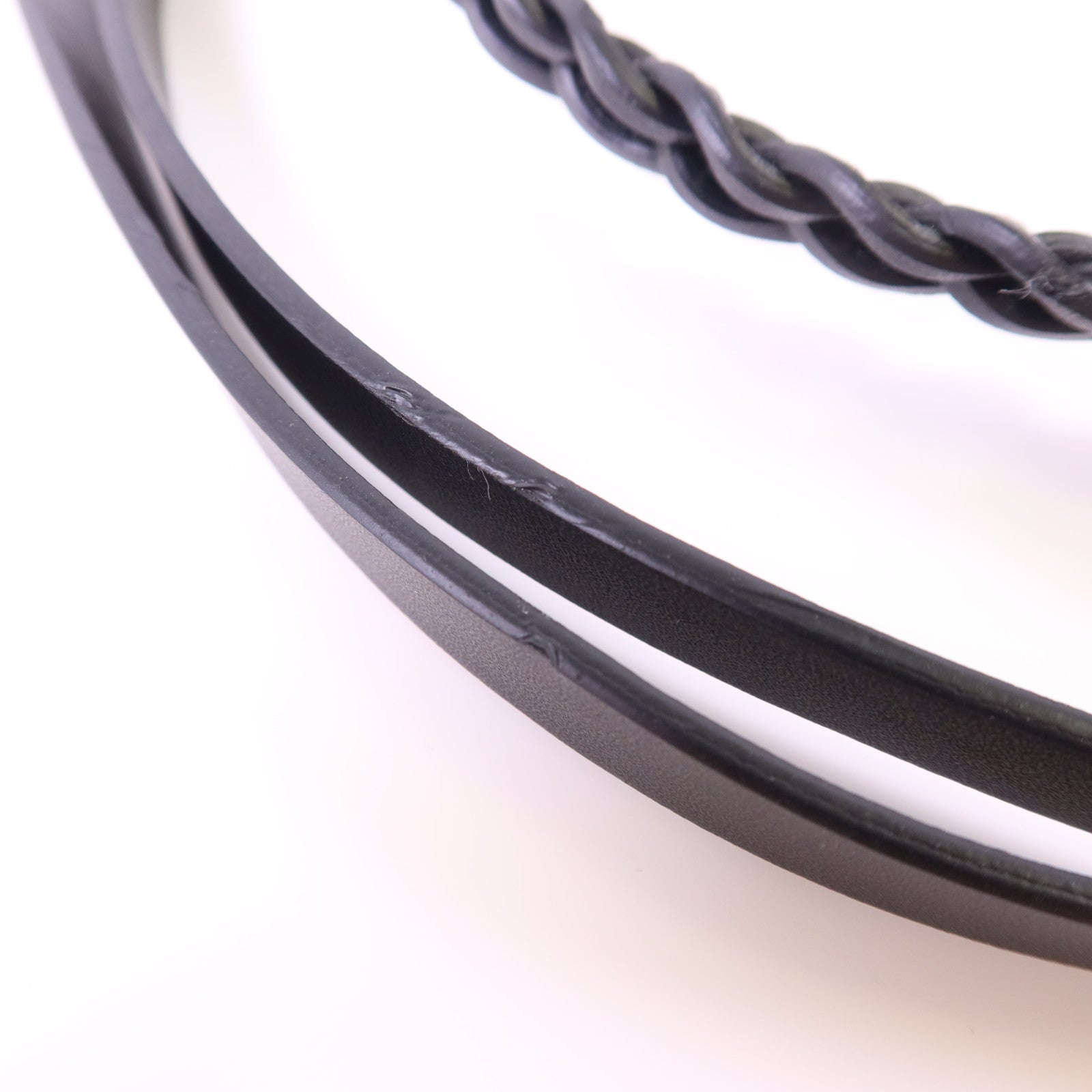 Dior 牛皮皮革Belt金扣皮帶