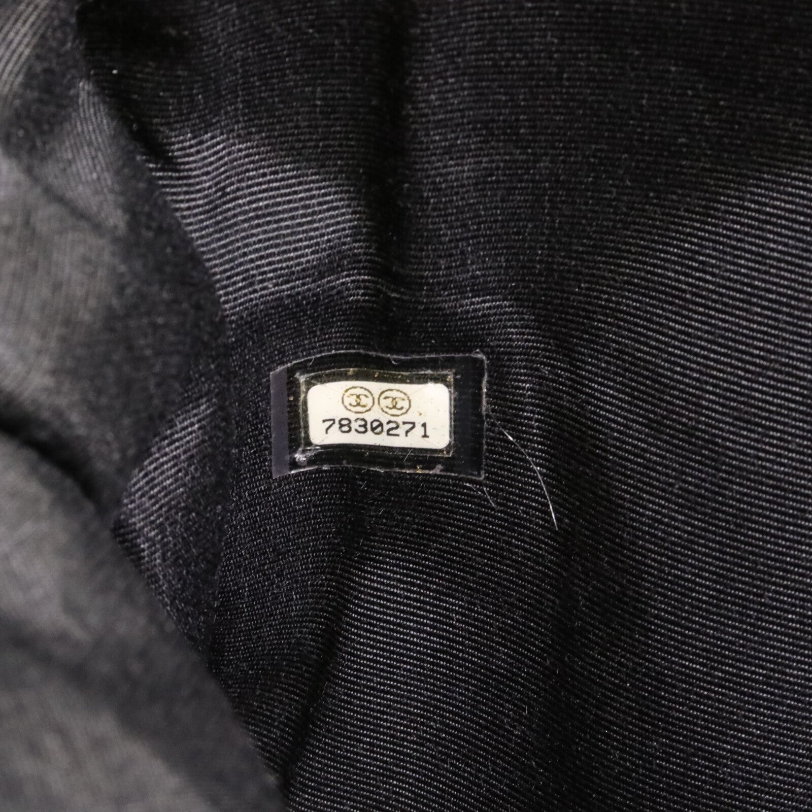 CHANEL 帆布Icon Hand Bag鏈帶手挽袋