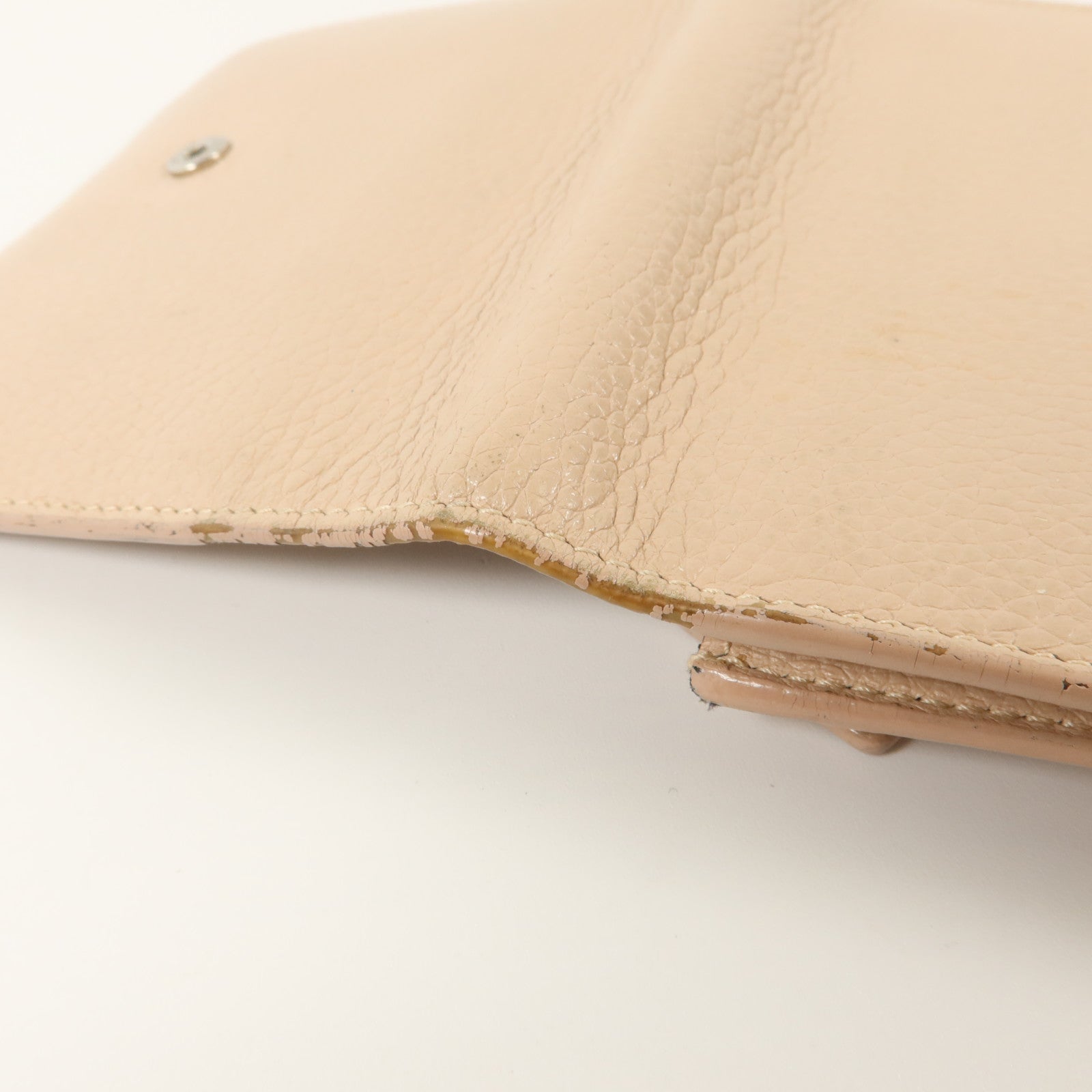 SAINT LAURENT 牛皮皮革Sac De Jour Bifold Wallet銀扣錢包