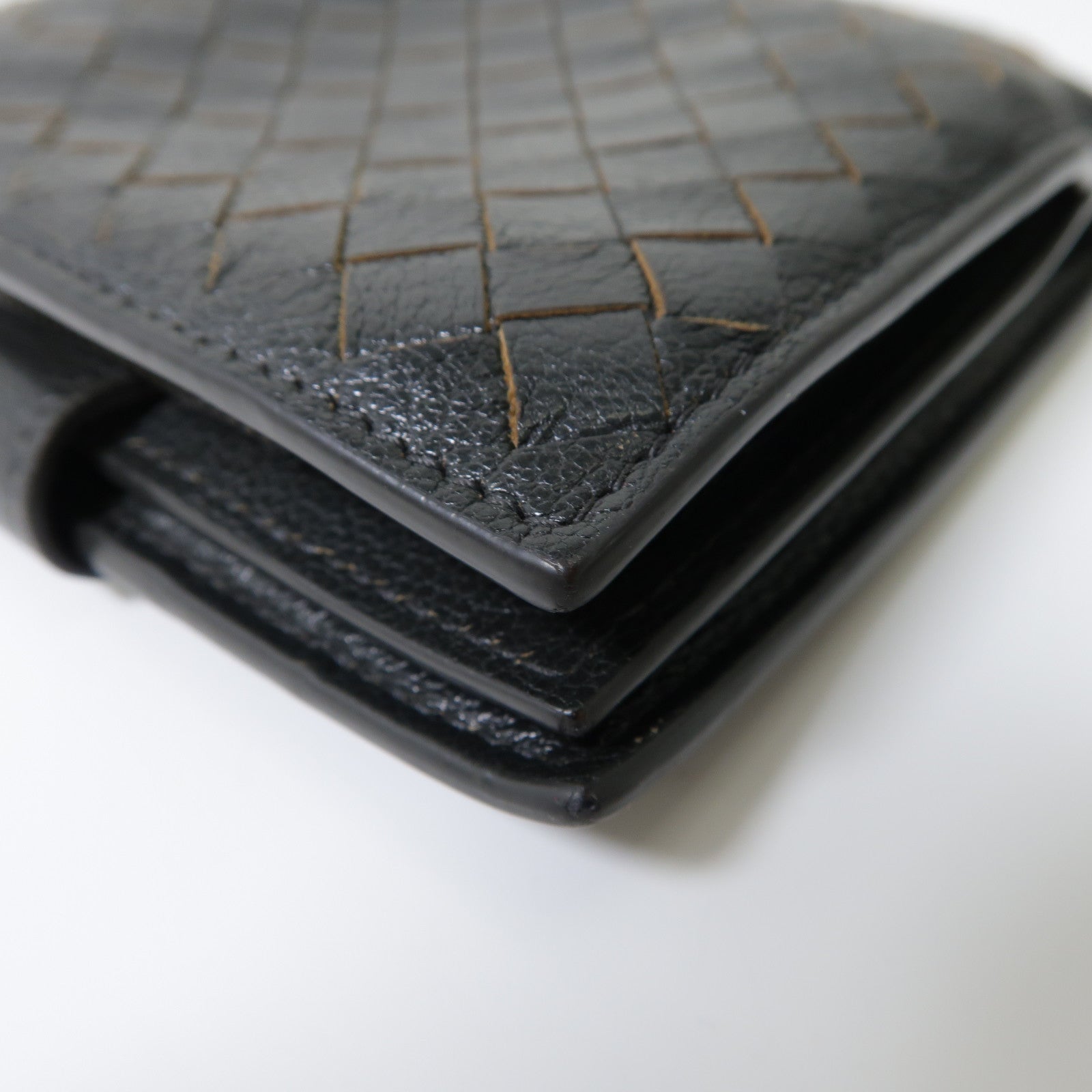 BOTTEGA VENETA 【激減優惠】織紋皮革Wallet錢包灰色