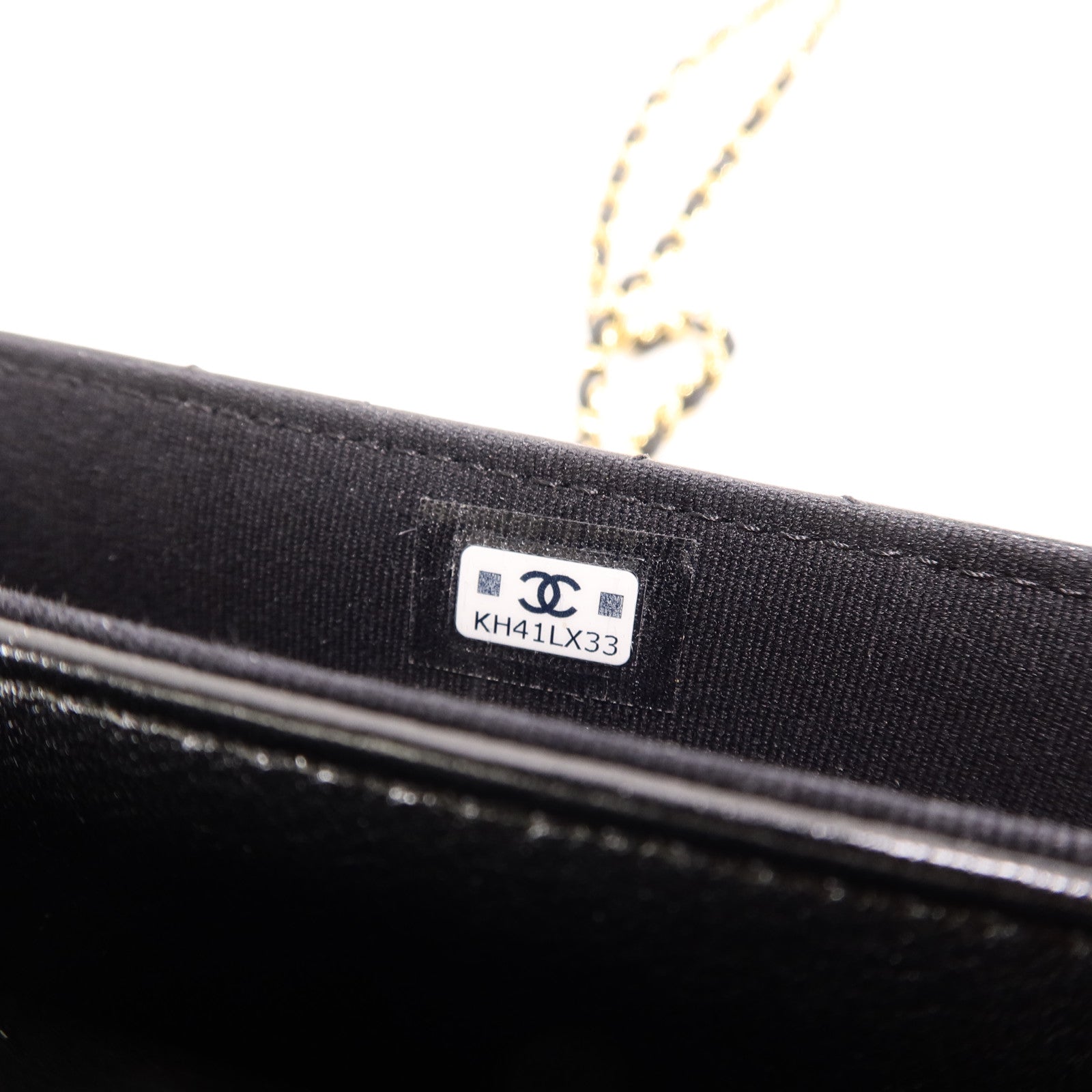 CHANEL 牛皮皮革Chain Shoulder鏈帶手挽肩背兩用袋