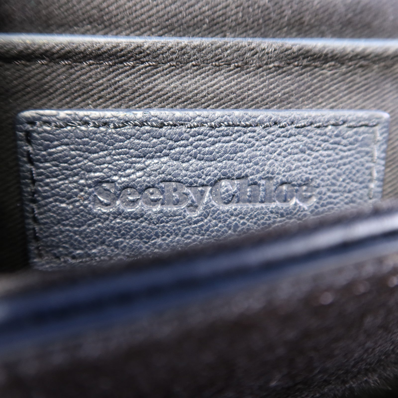 SEE BY CHLOE 牛皮皮革Shoulder Bag金扣肩背袋