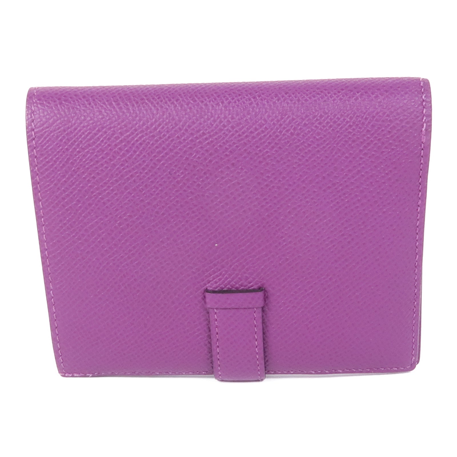 HERMES Epsom皮革Bearn Wallet銀扣錢包Anemone