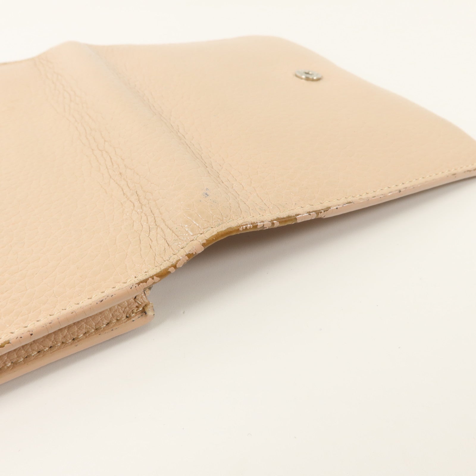 SAINT LAURENT 牛皮皮革Sac De Jour Bifold Wallet銀扣錢包