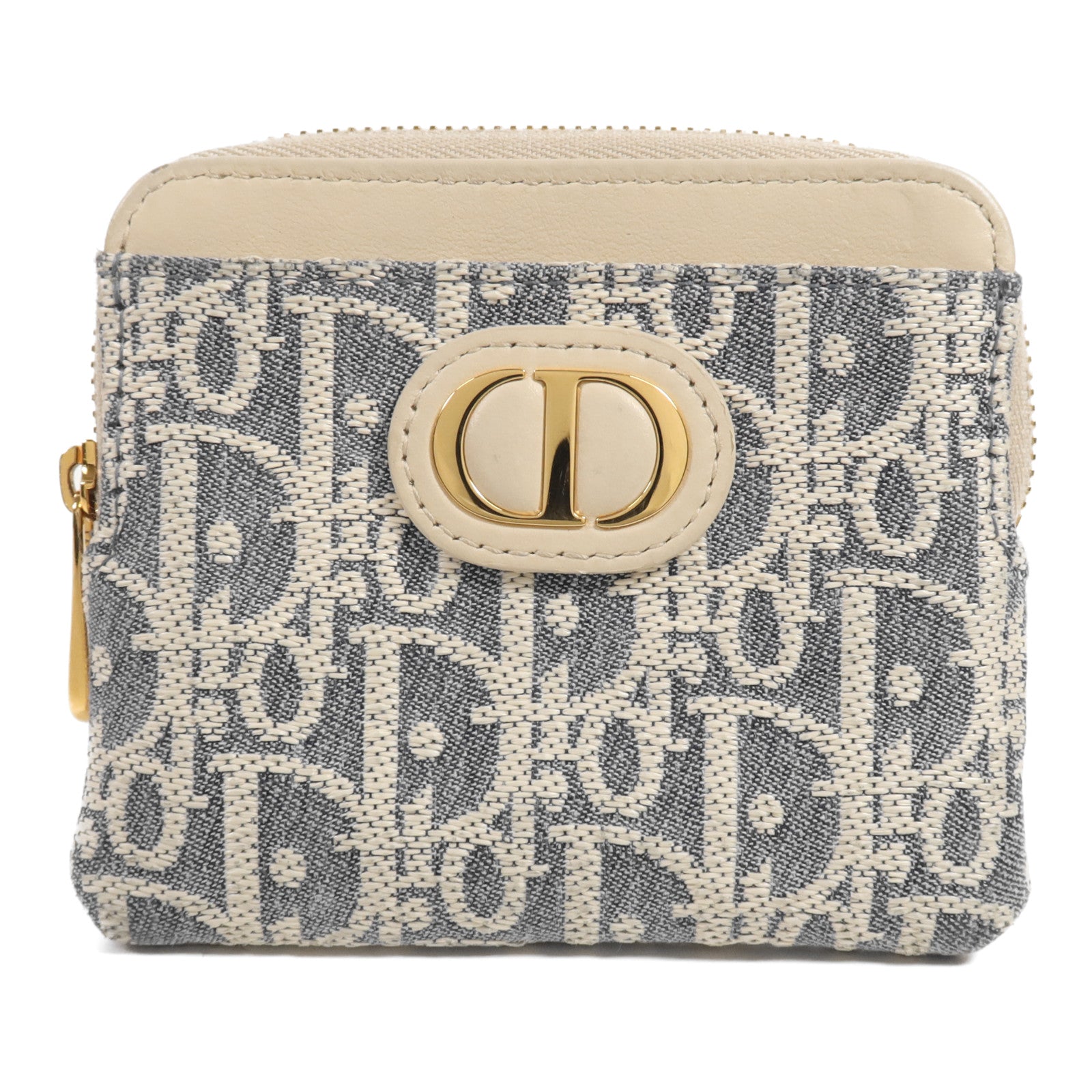 Dior 帆布Wallet金扣錢包