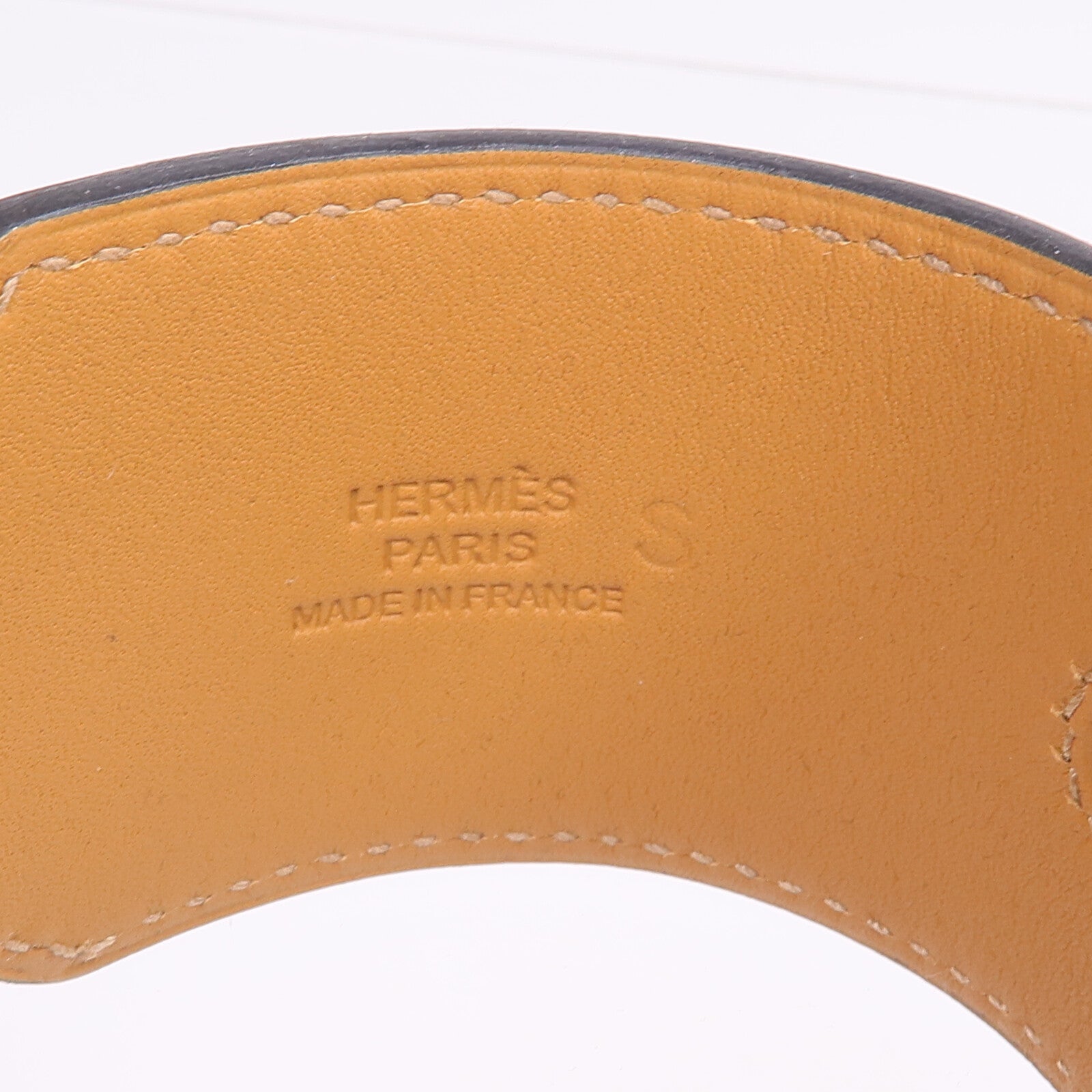 HERMES Evercolor皮革Jet Lag Tour Wrap Bracelet手鐲Rouge H