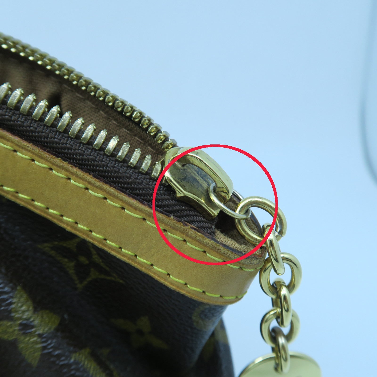 LOUIS VUITTON 【激減優惠】Monogram Tivoli PM金扣手挽袋啡色