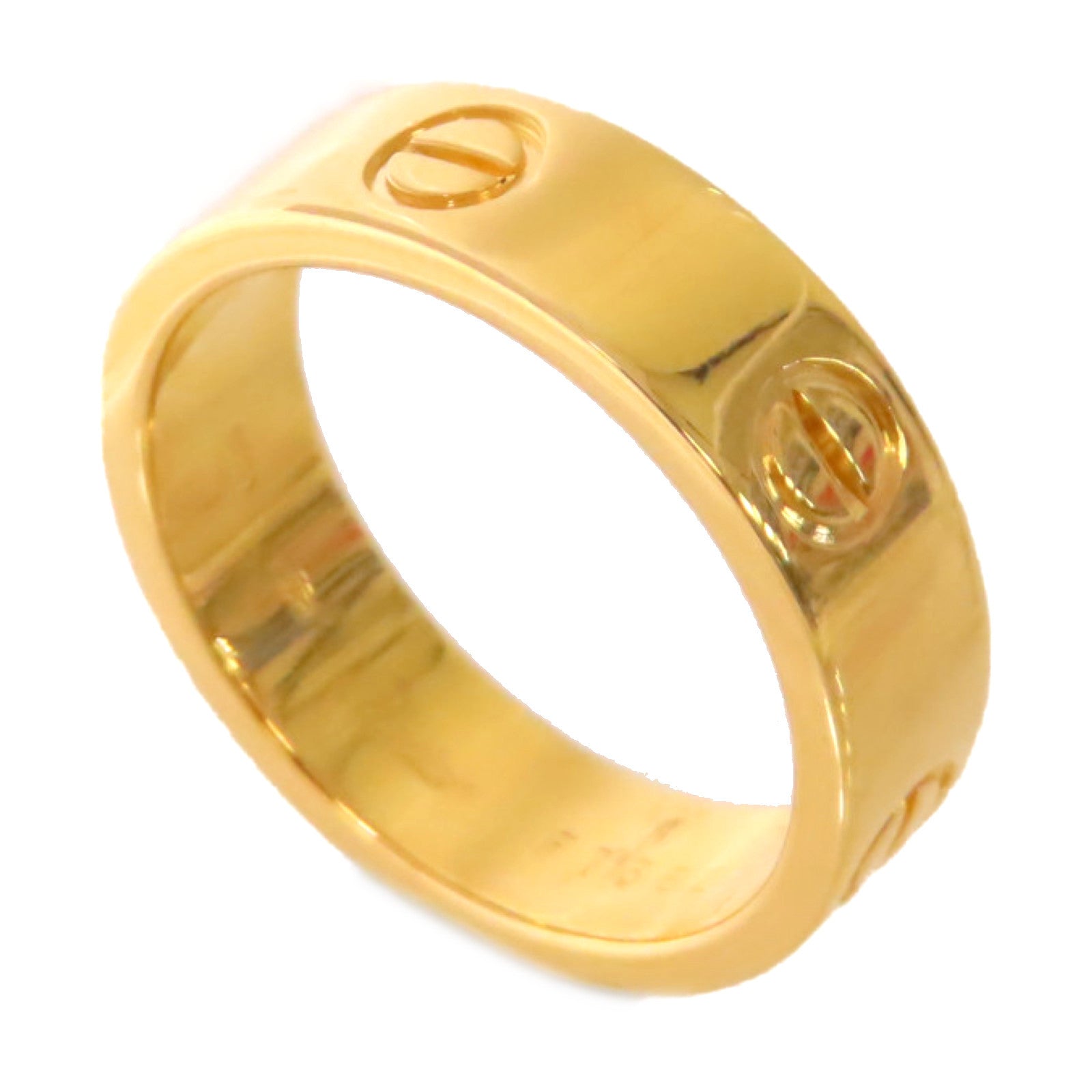 CARTIER 18K黃金Love Ring Classic Model戒指Cartier#58/US#8.25