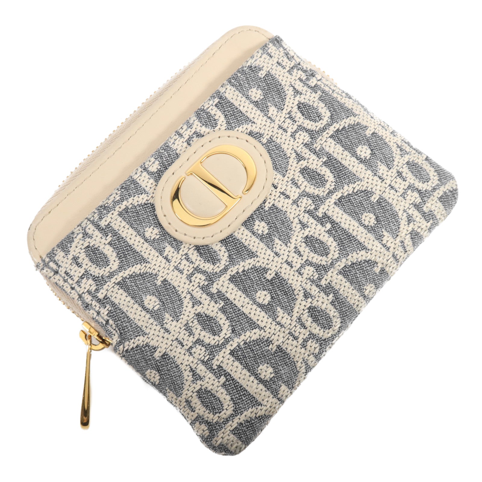 Dior 帆布Wallet金扣錢包