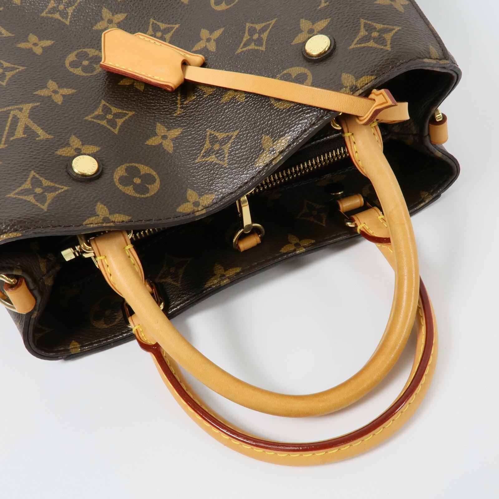 LOUIS VUITTON Monogram Montaigne BB手挽肩背兩用袋