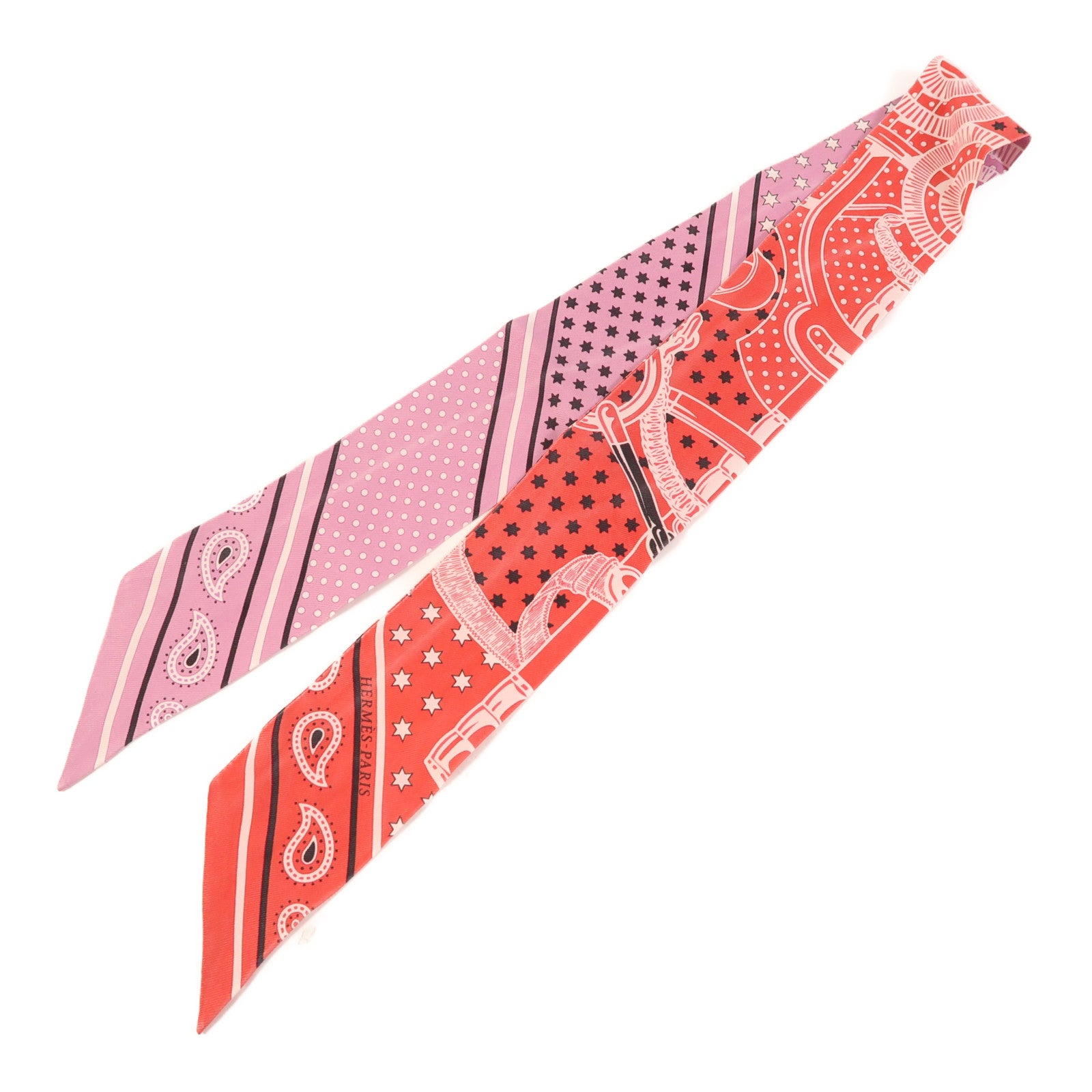 HERMES 絲質Twilly絲巾