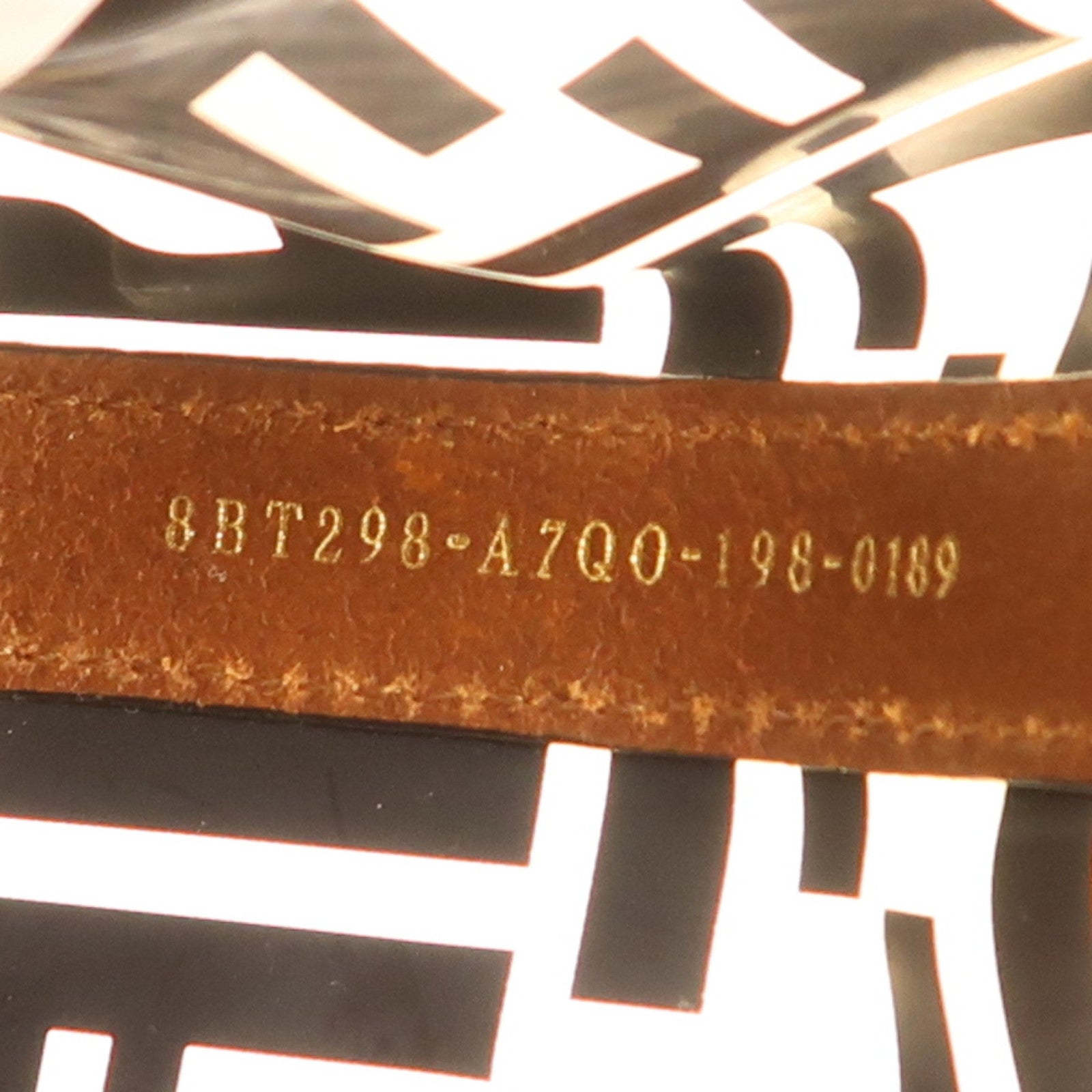 FENDI PVC/牛皮皮革Shoulder Bag金扣肩背袋