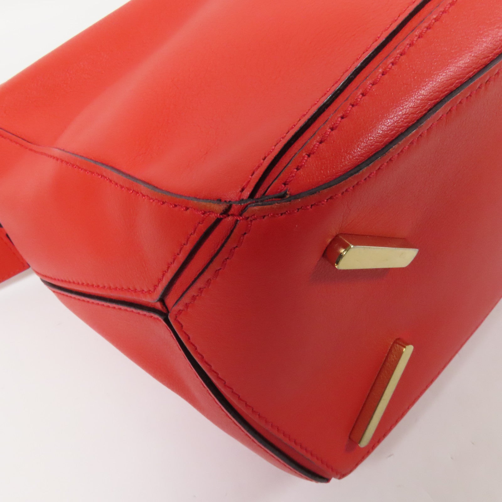 LOEWE 牛皮皮革Puzzle Medium金扣手挽肩背兩用袋