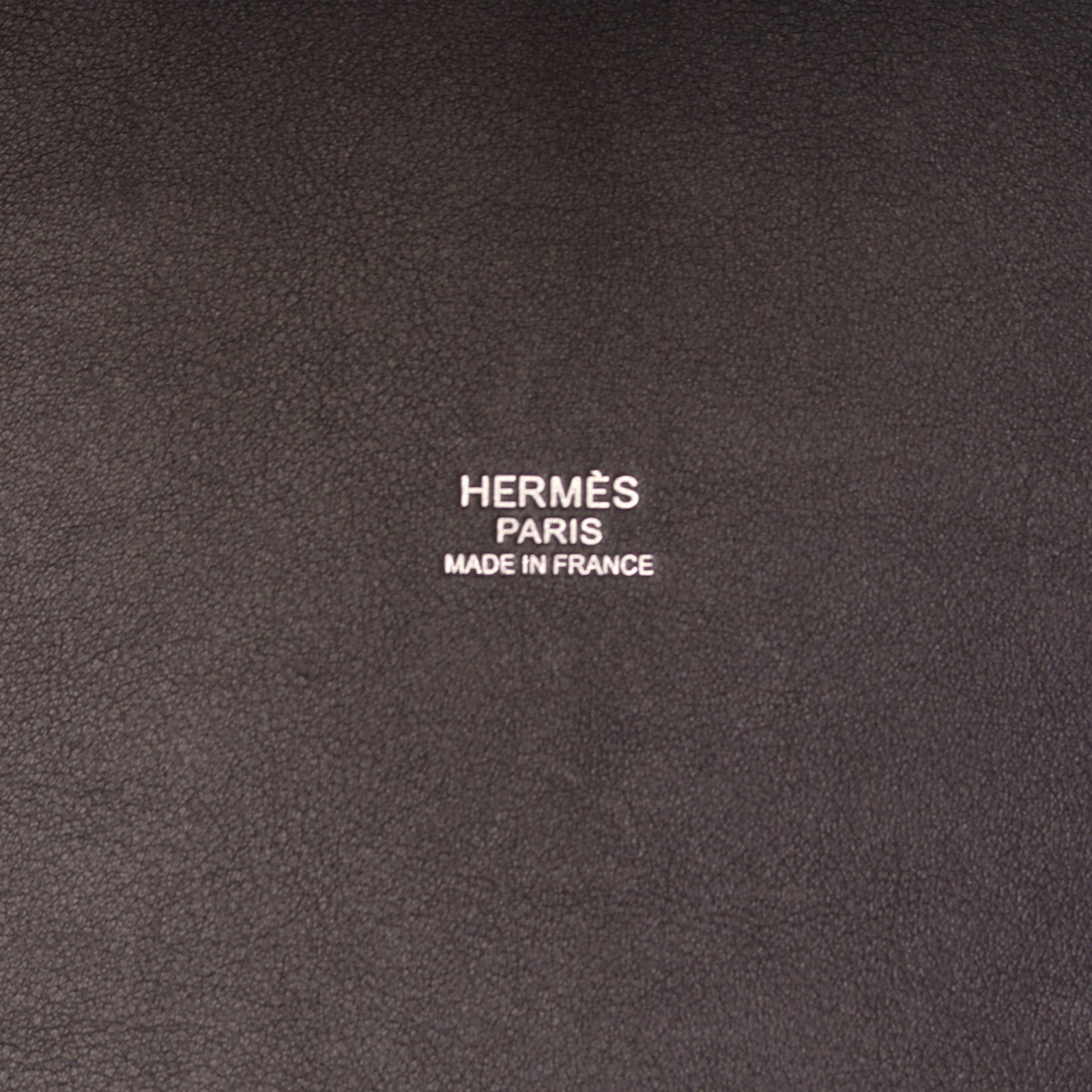 HERMES 帆布/皮革Cabas H En Biais 40肩背袋Noir
