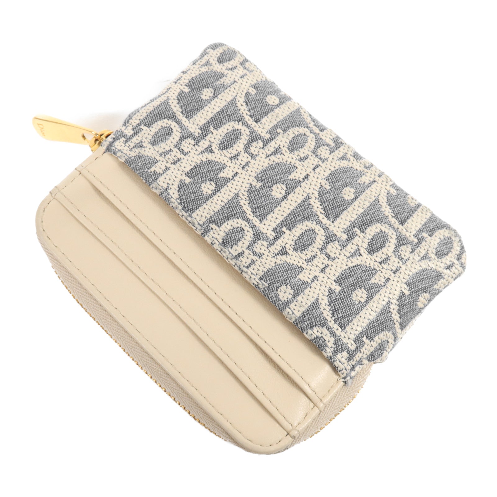 Dior 帆布Wallet金扣錢包