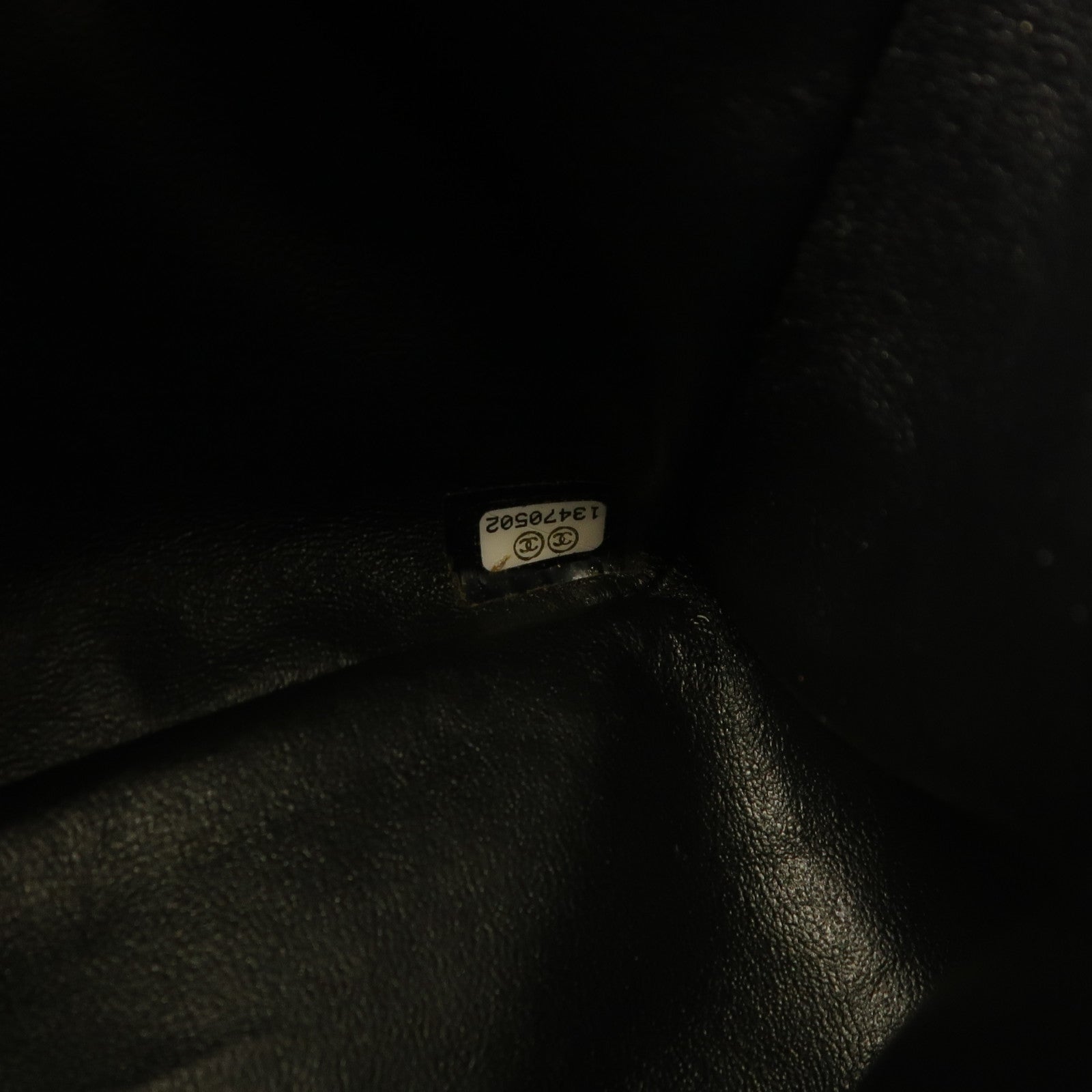 CHANEL 漆皮皮革Large Classic銀扣鏈帶肩背袋
