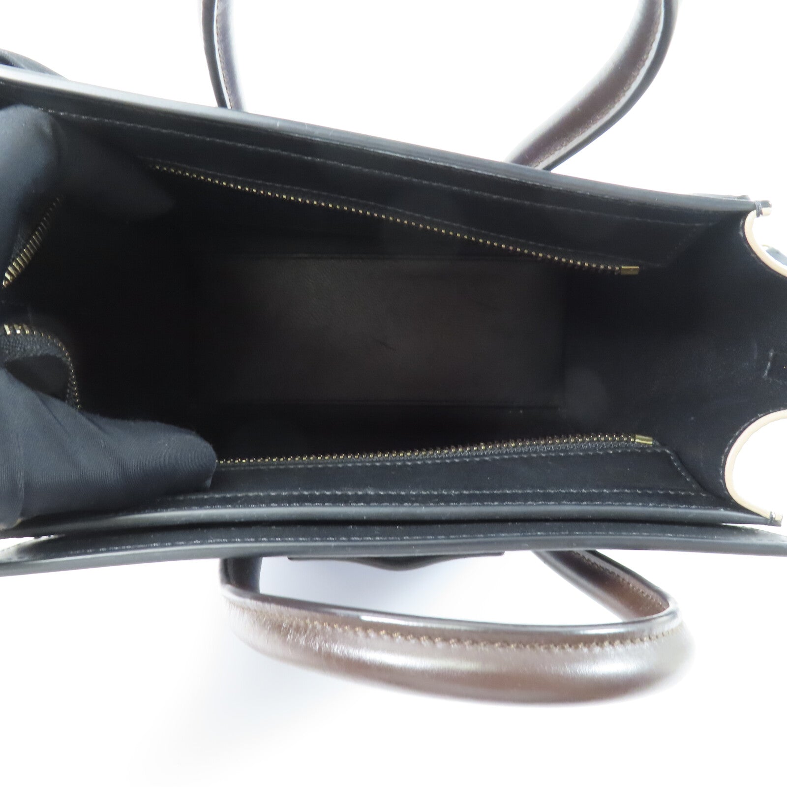 CELINE 牛皮皮革Nano Luggage手挽肩背兩用袋