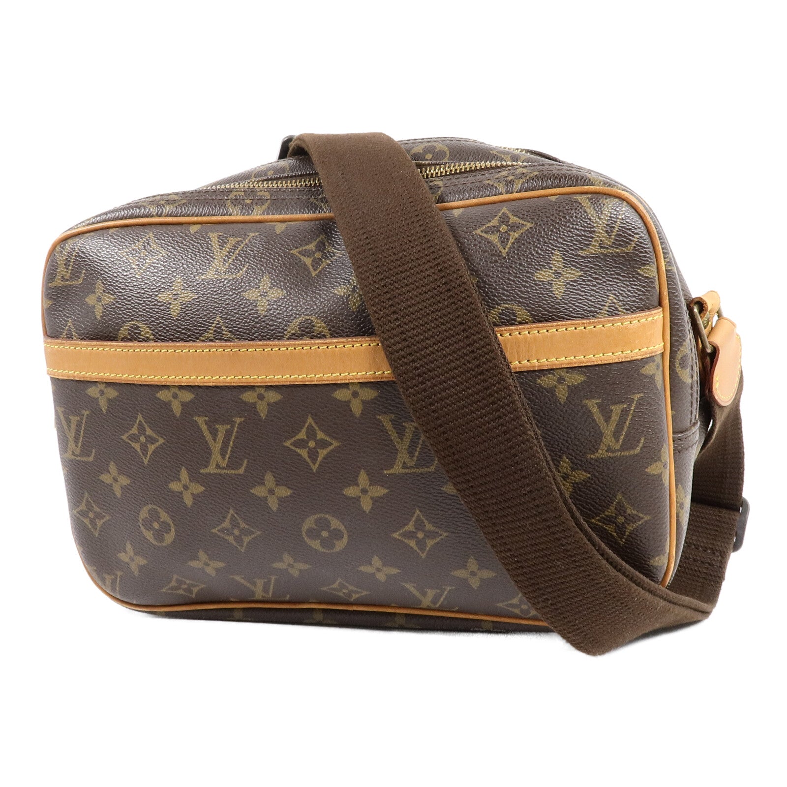 LOUIS VUITTON Monogram Reporter PM肩背袋